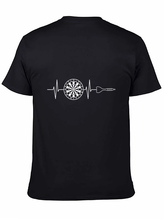 Dartboard Heartbeat T-Shirt - Darts Player Tee