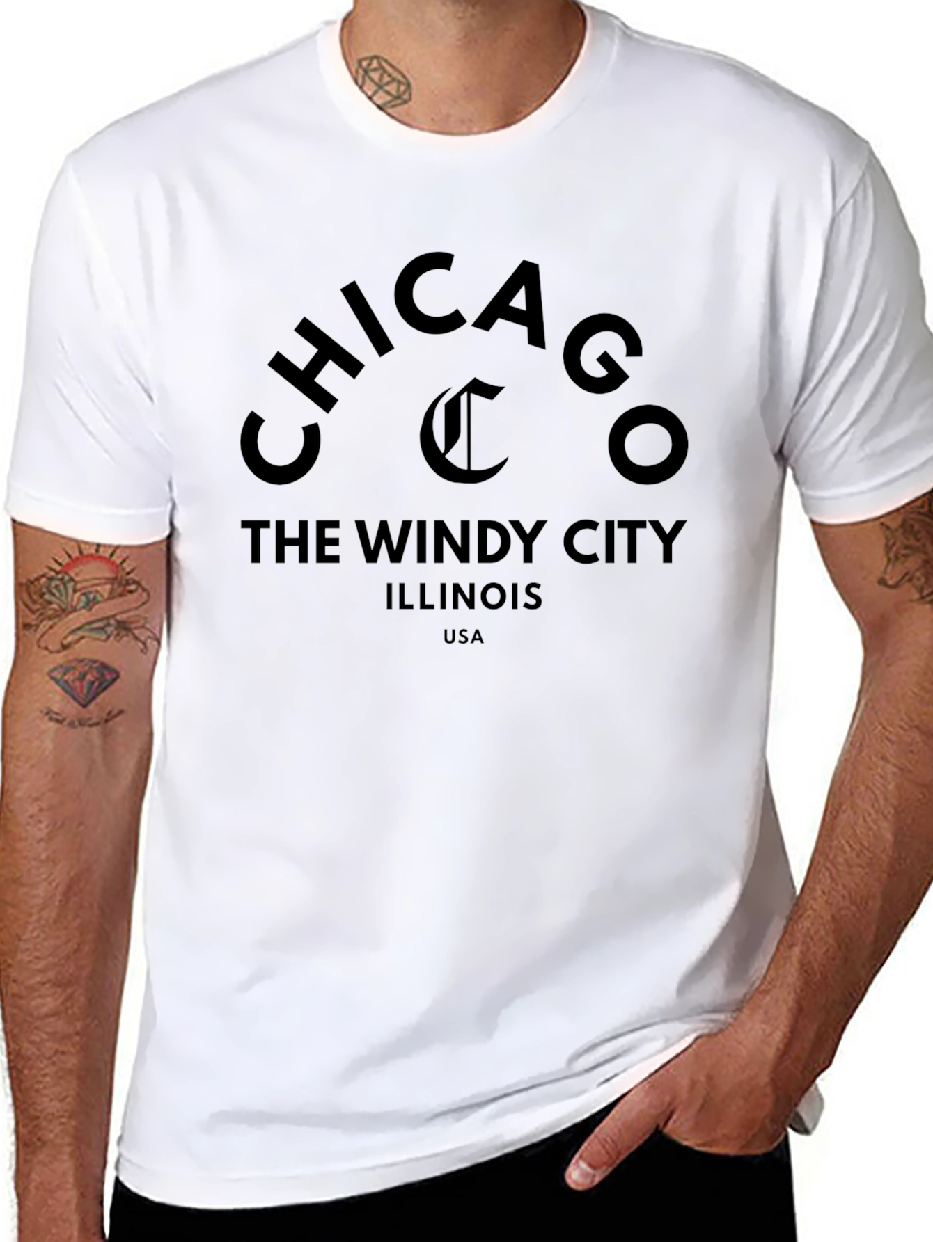 Chicago Windy City Illinois USA T-Shirt