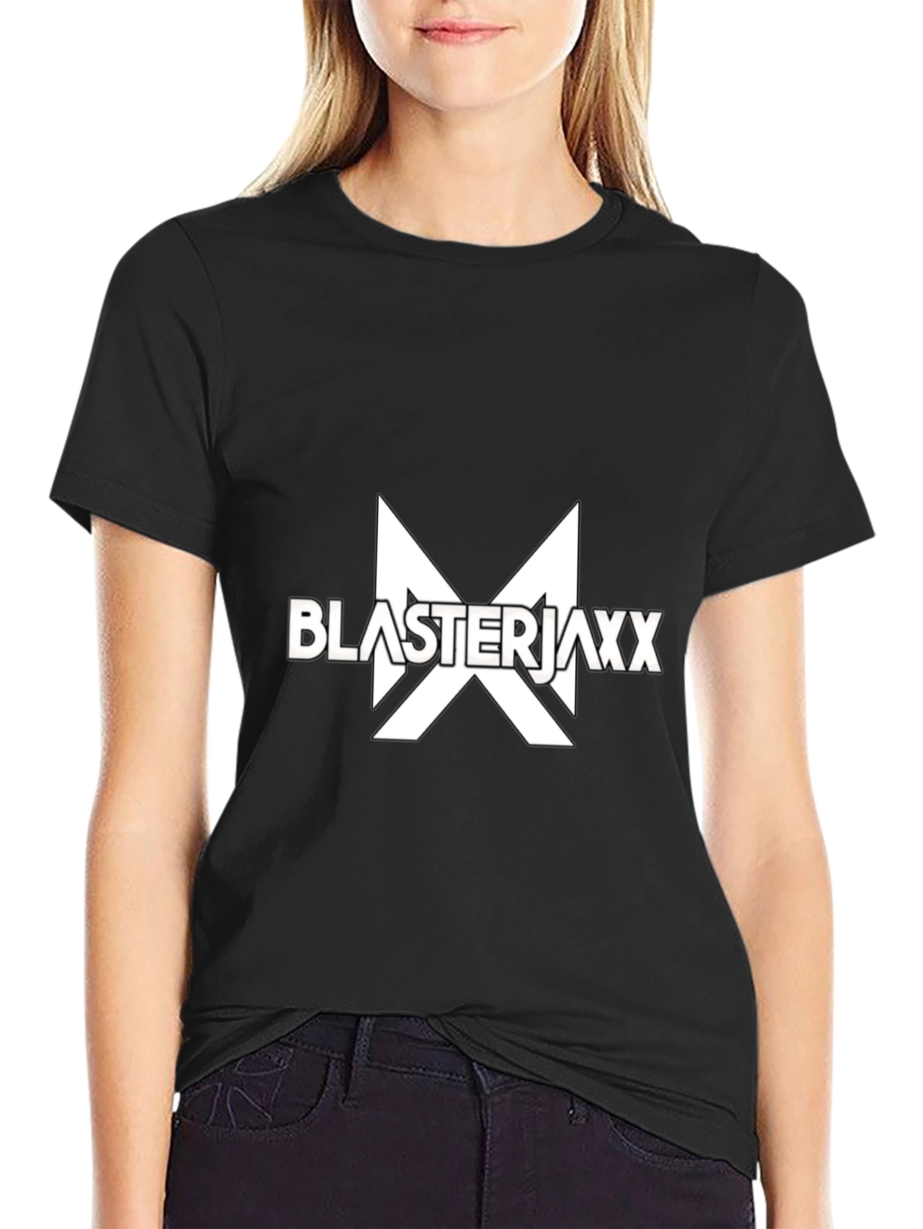 Blasterjaxx Logo Black Tee - EDM Fan Apparel