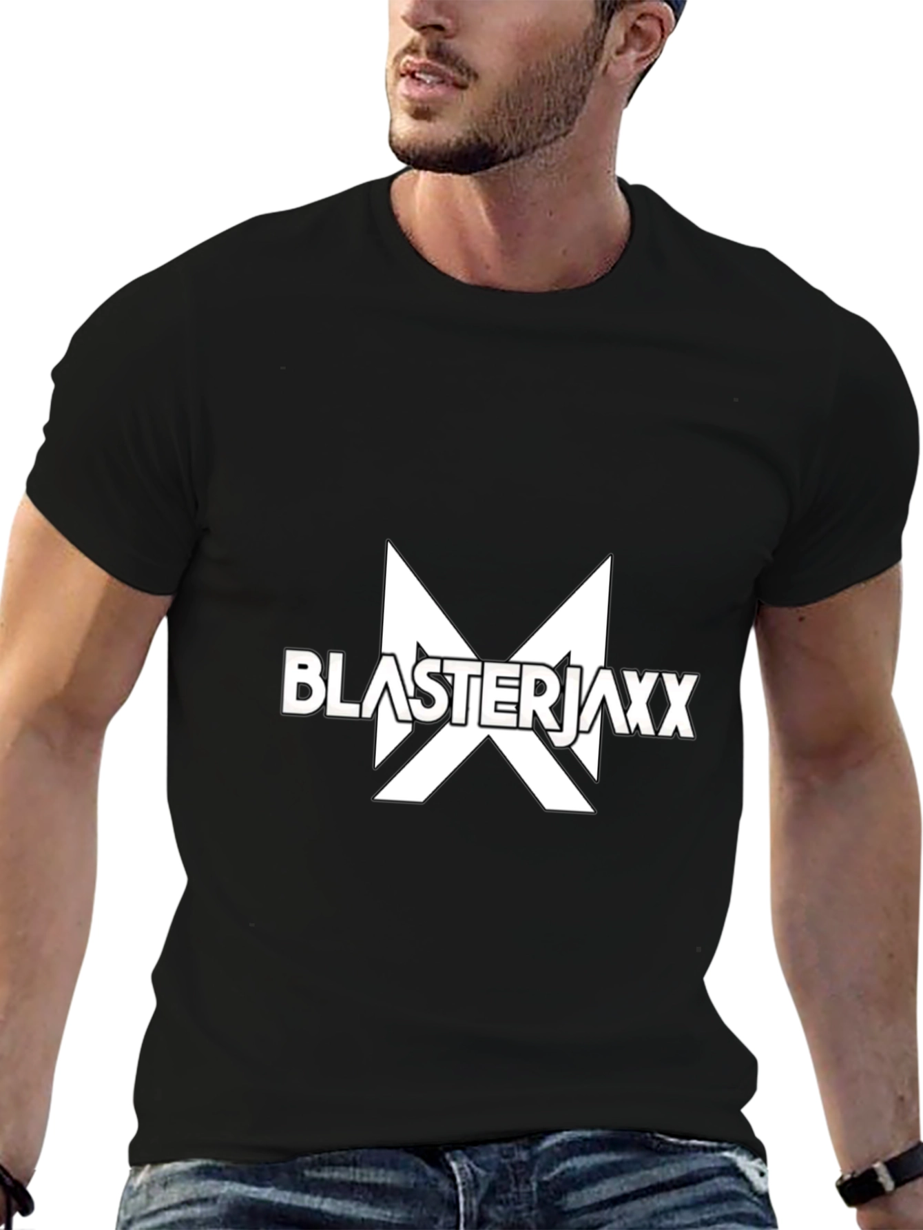 Blasterjaxx Logo Black Tee - EDM Fan Apparel