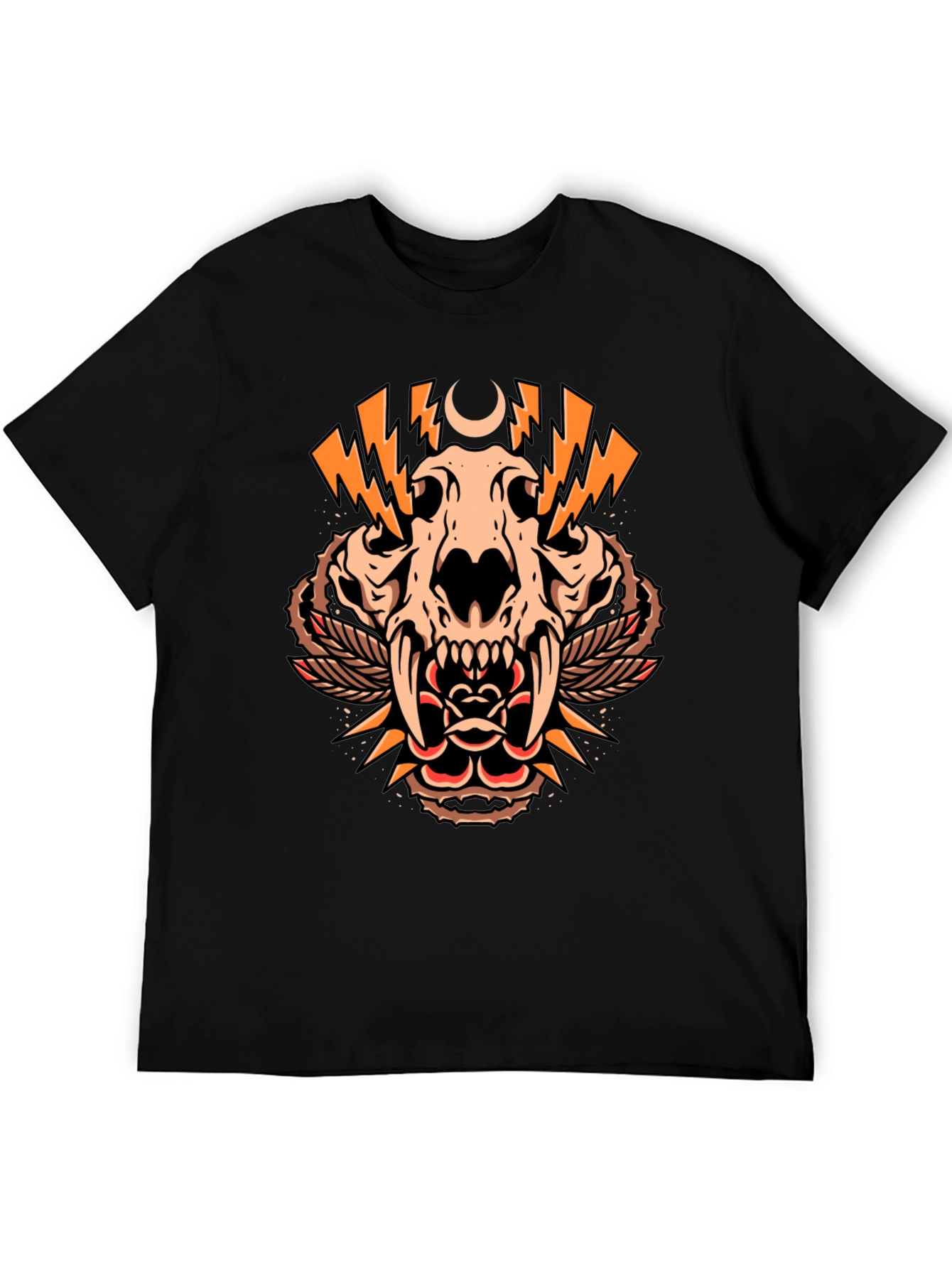 Skull and Rose Graphic Tee
