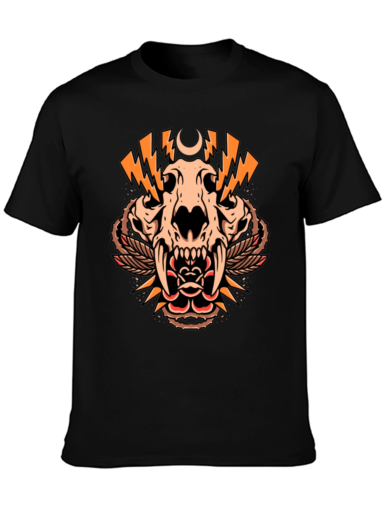 Skull and Rose Graphic Tee