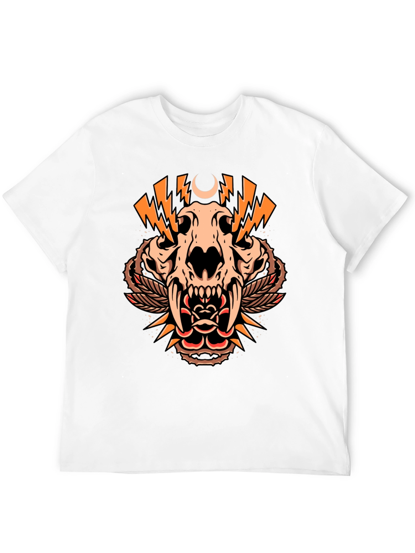 Skull and Rose Graphic Tee
