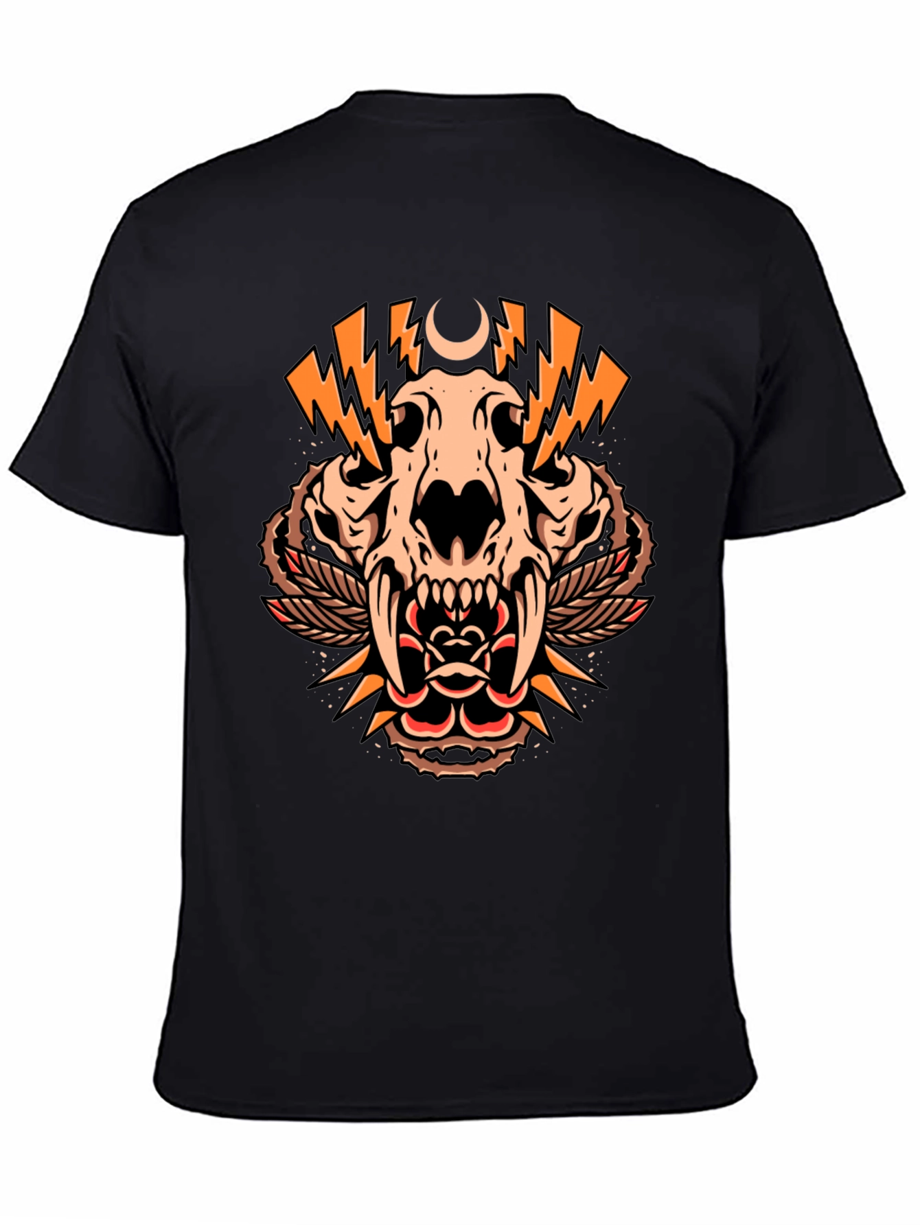 Skull and Rose Graphic Tee