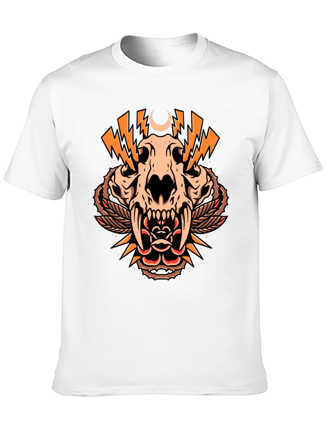 Skull and Rose Graphic Tee