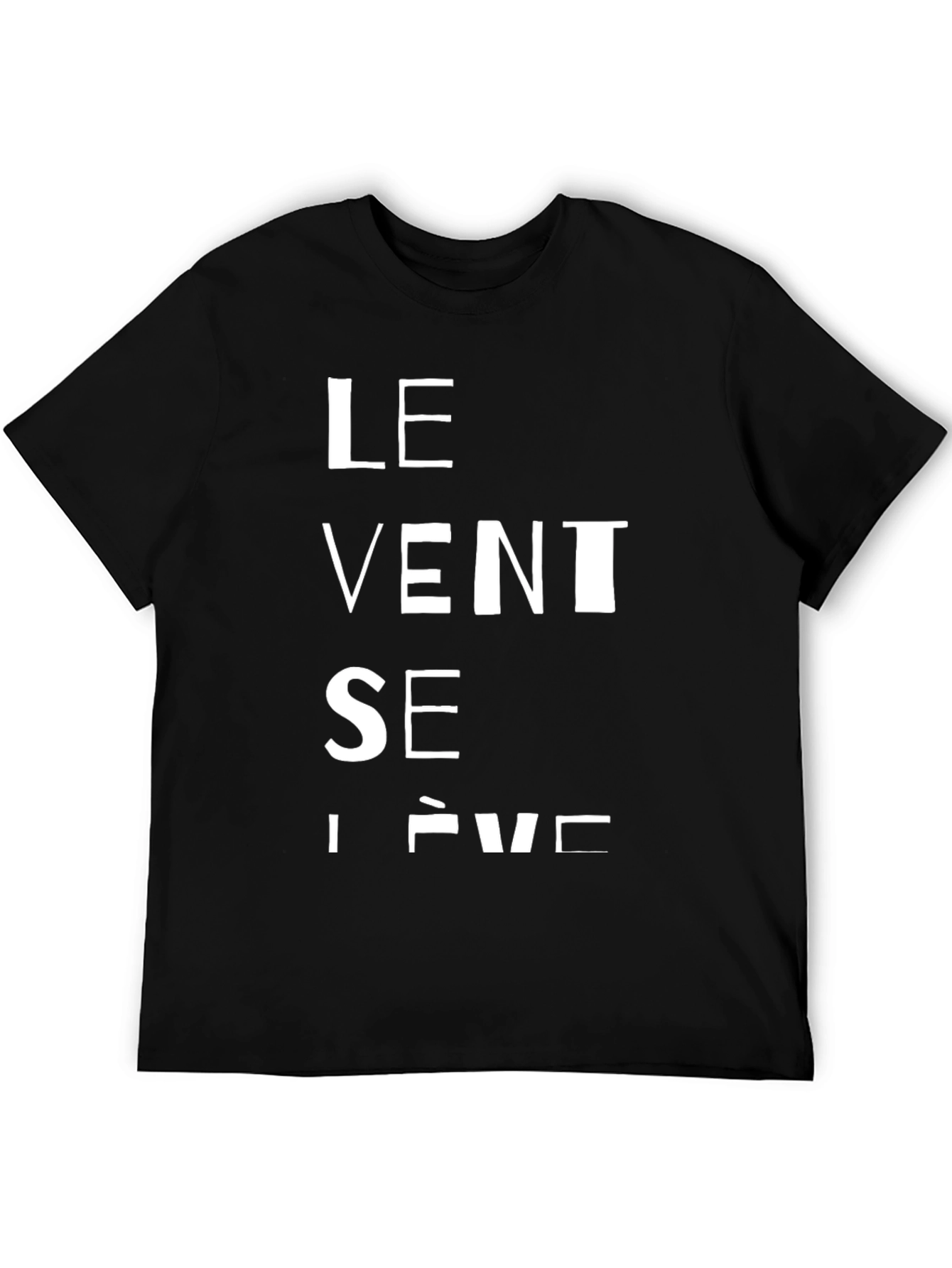 Le Vent Se Lève Black T-Shirt