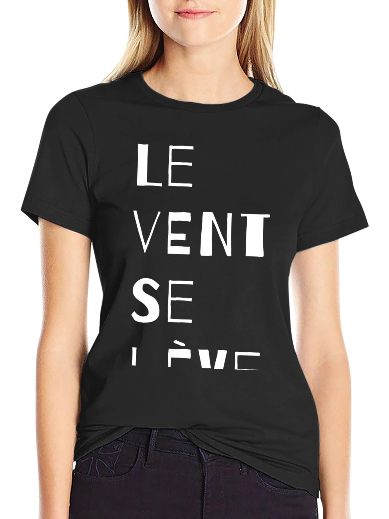 Le Vent Se Lève Black T-Shirt