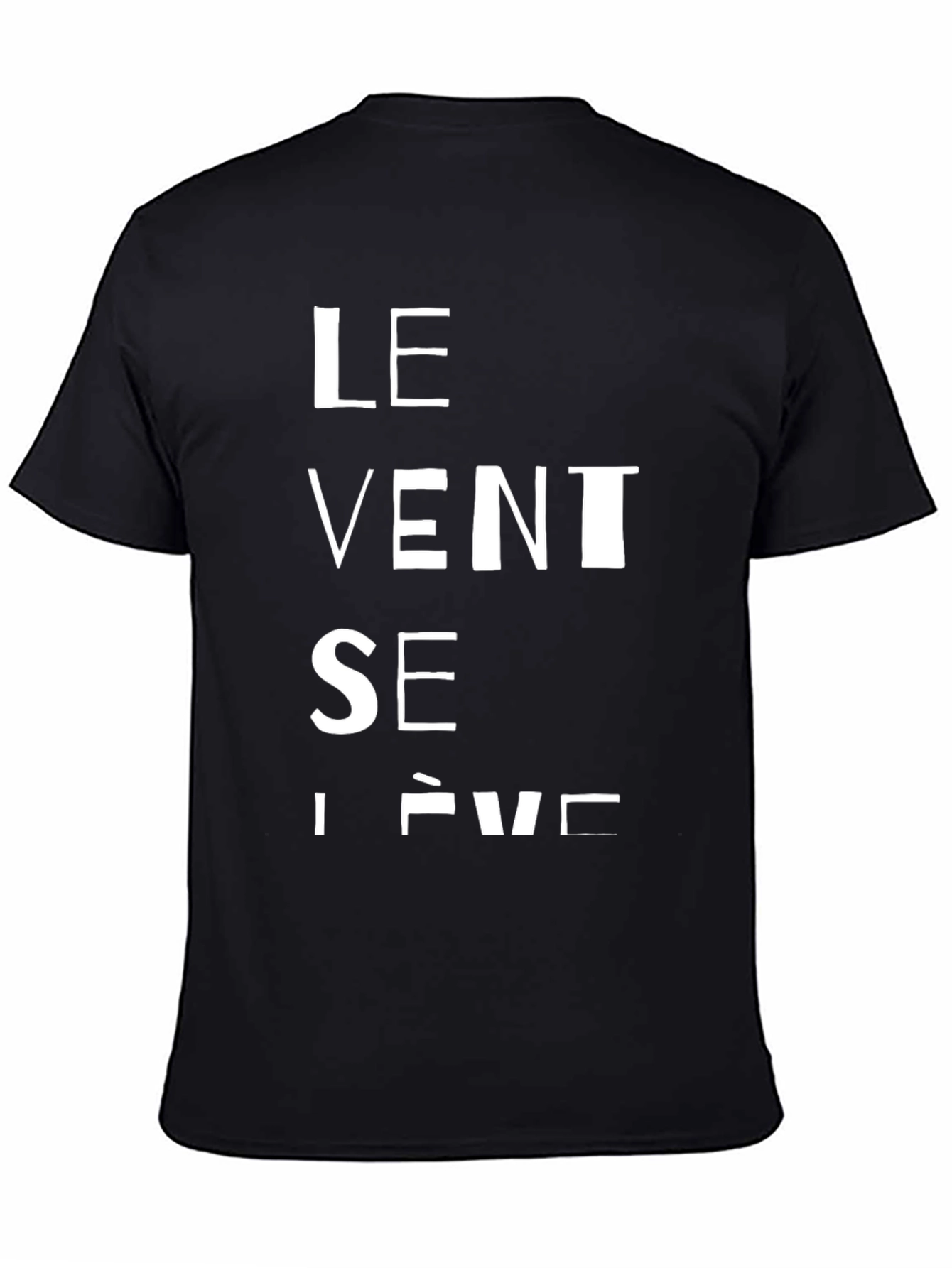 Le Vent Se Lève Black T-Shirt