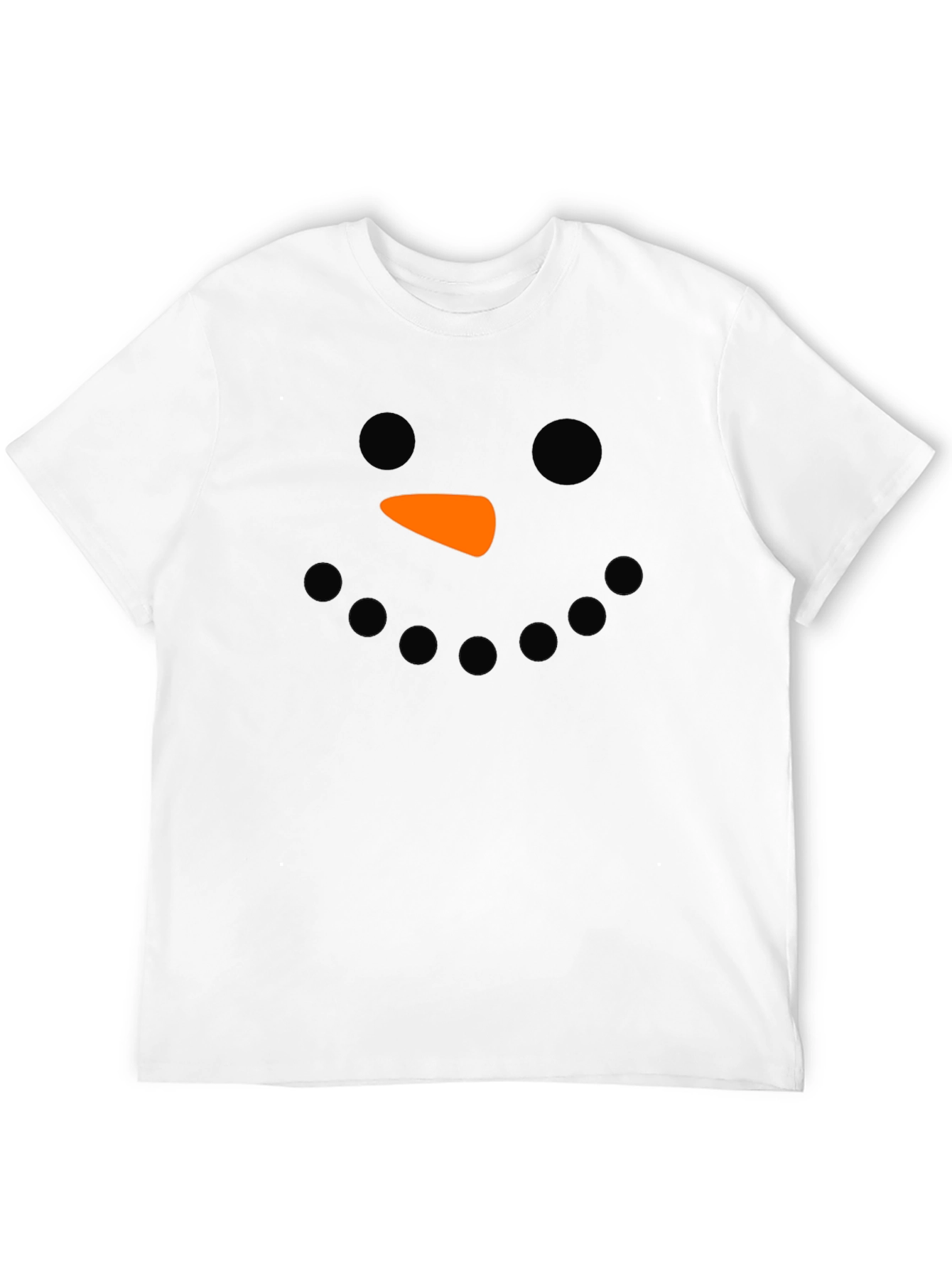 Snowman Face T-Shirt - Holiday Fun