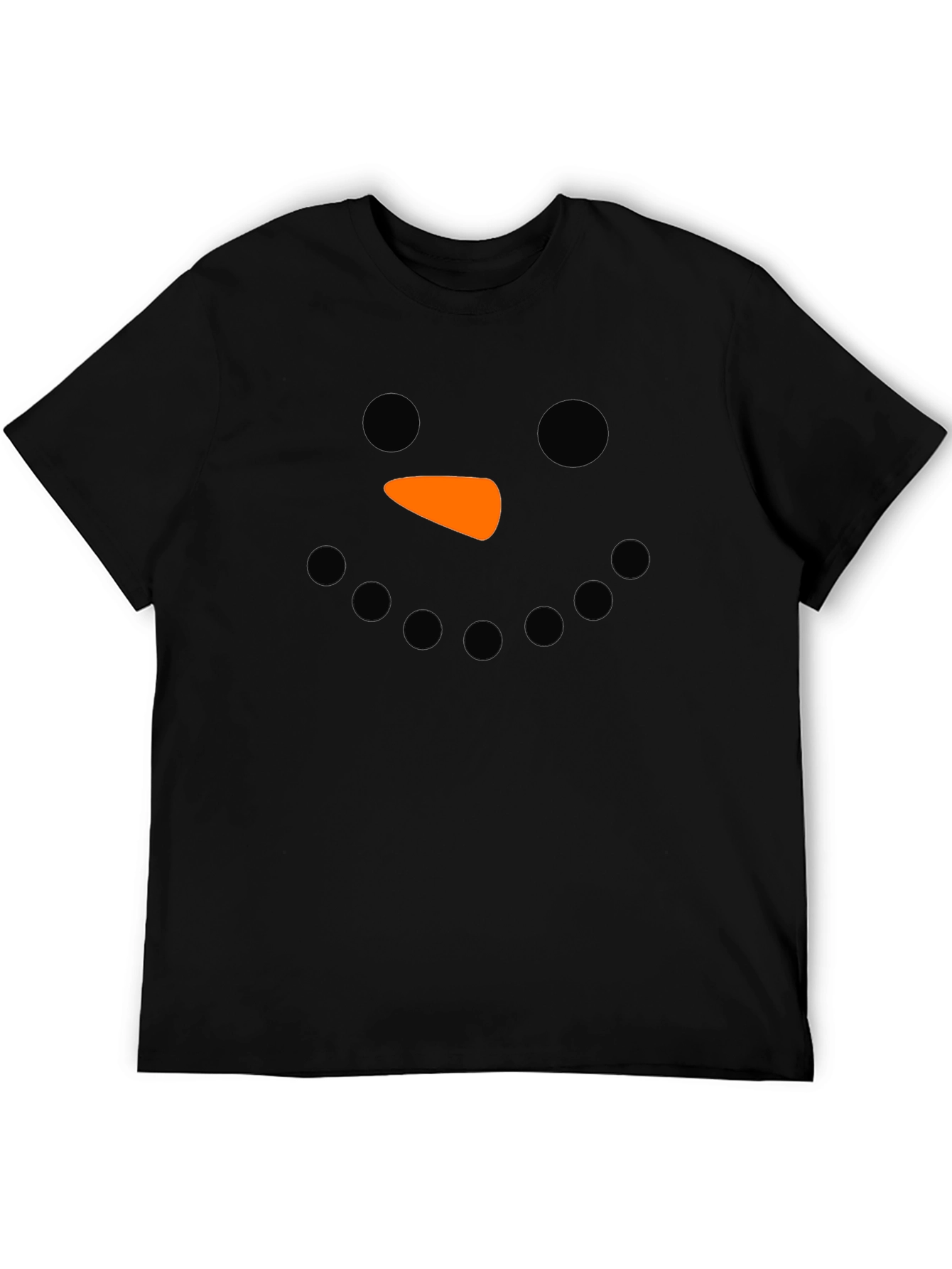 Snowman Face T-Shirt - Holiday Fun