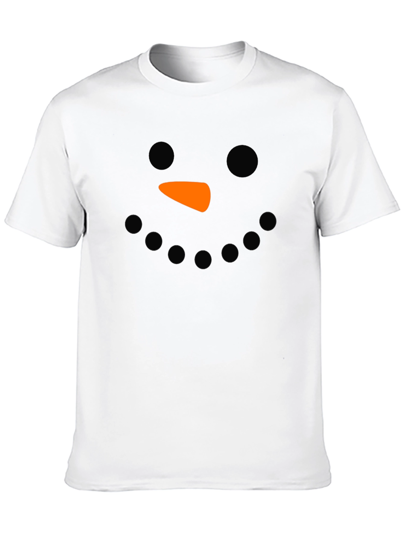 Snowman Face T-Shirt - Holiday Fun