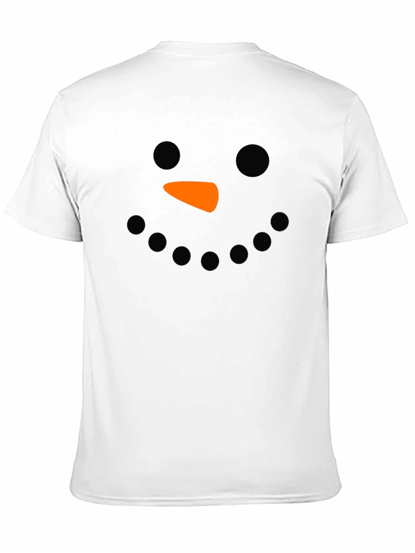 Snowman Face T-Shirt - Holiday Fun