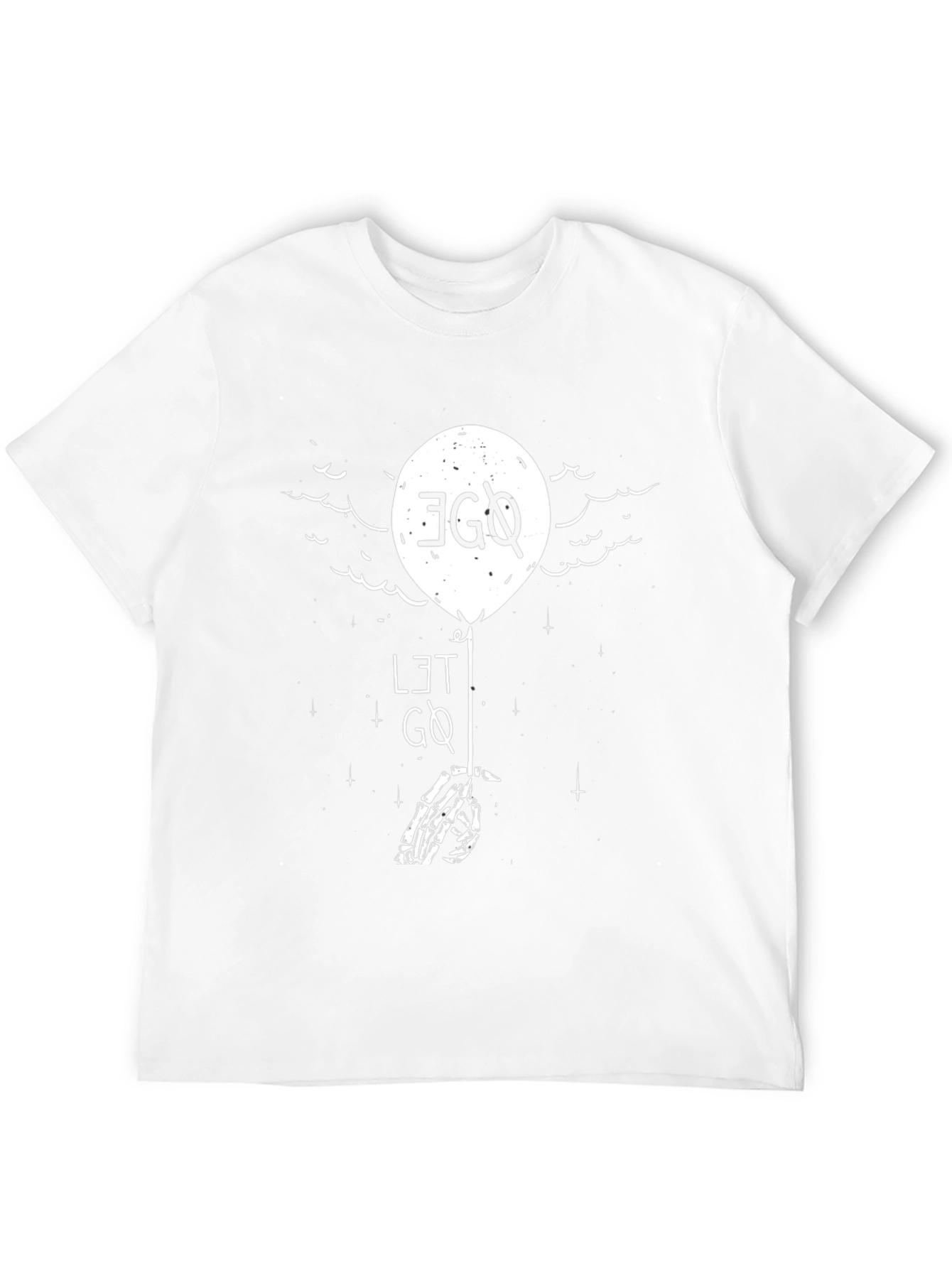Ego Let Go Graphic Tee - Black Cotton T-Shirt
