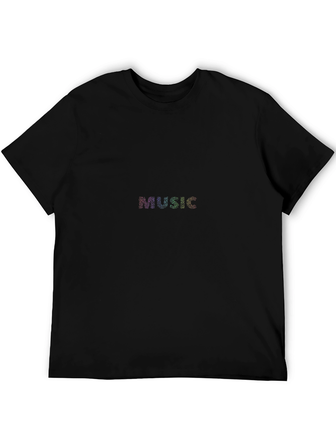 Black MUSIC Graphic T-Shirt