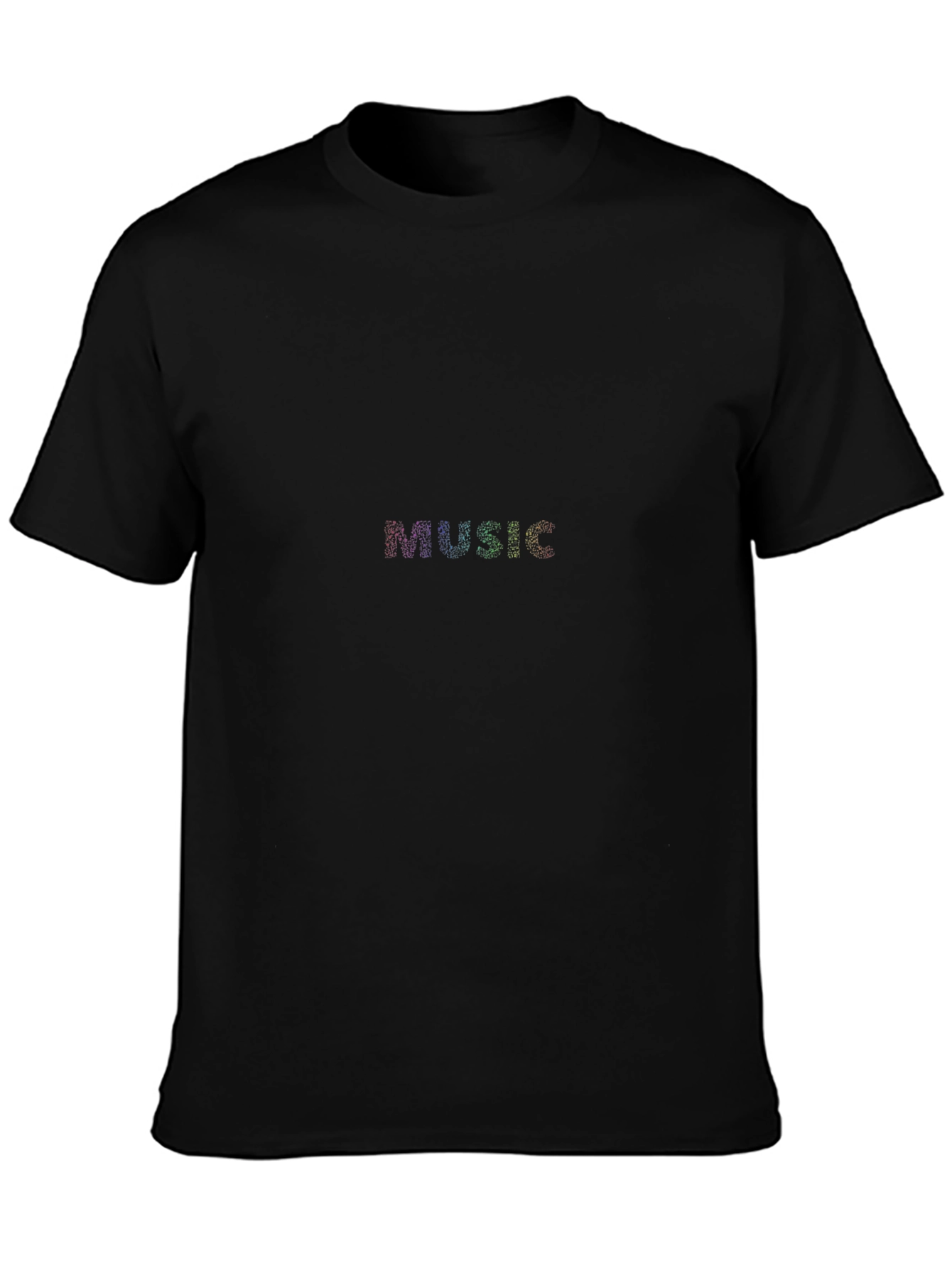 Black MUSIC Graphic T-Shirt