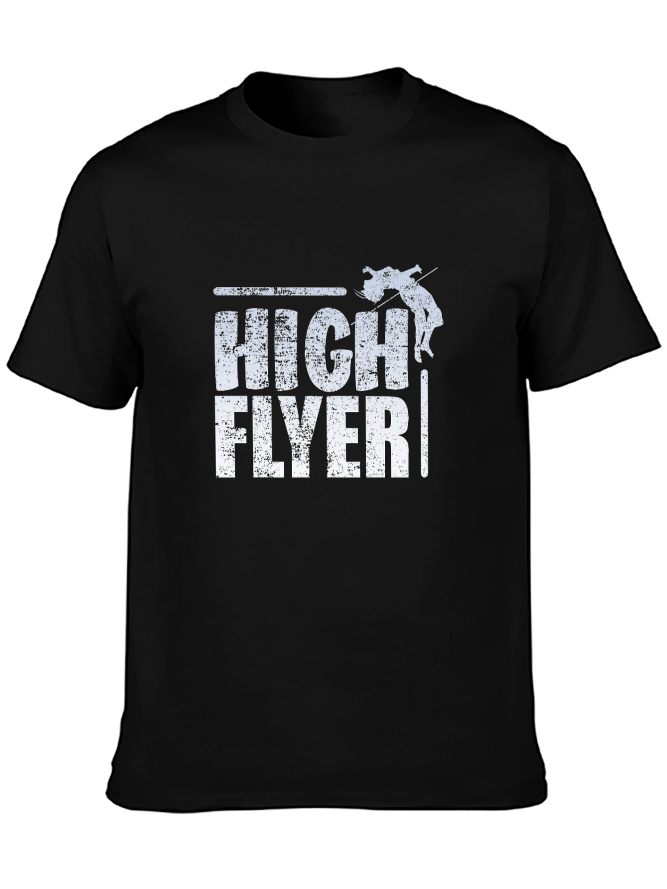 High Flyer Graphic Tee - Black Cotton T-Shirt