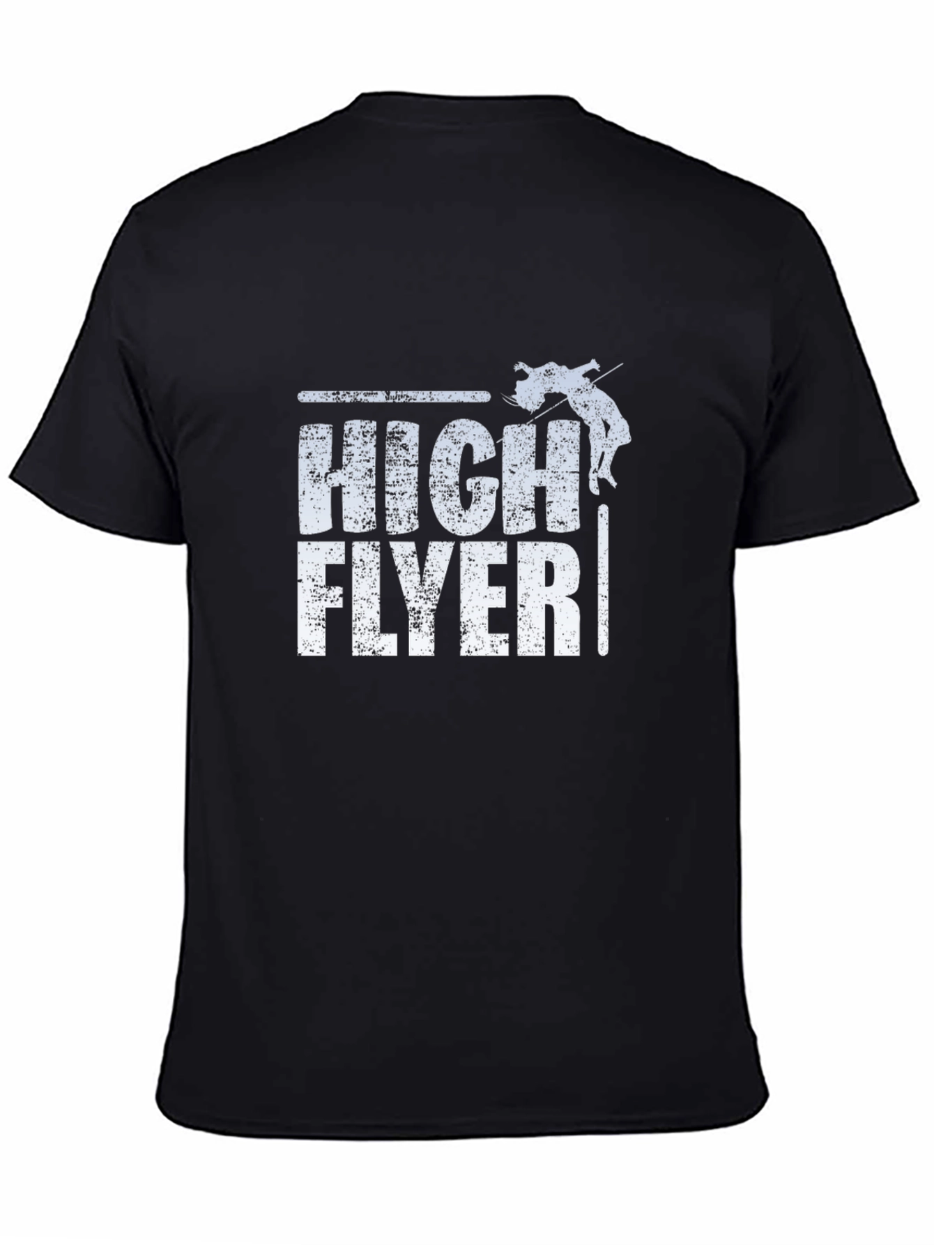 High Flyer Graphic Tee - Black Cotton T-Shirt