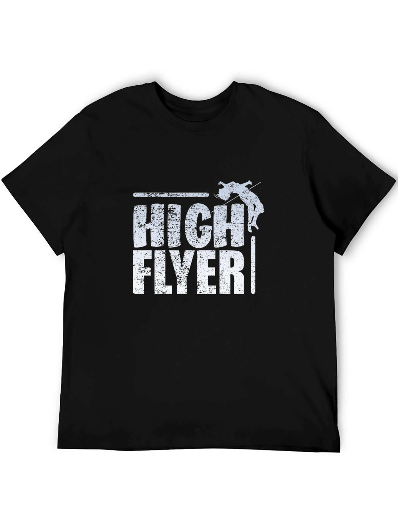 High Flyer Graphic Tee - Black Cotton T-Shirt