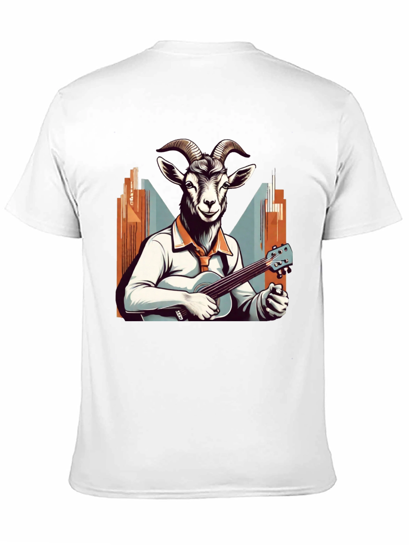 Goat Musician Graphic Tee - Quirky & Cool
