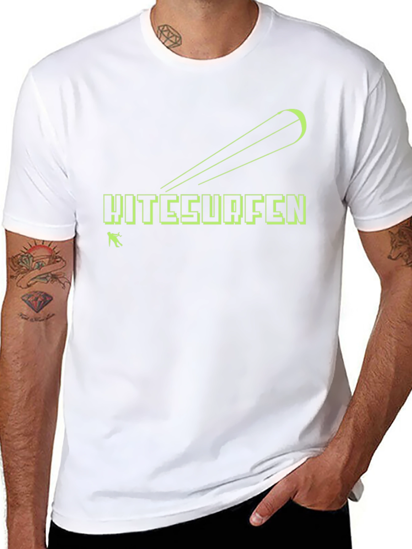 Kitesurfing Graphic Tee - Ride the Wind in Style!
