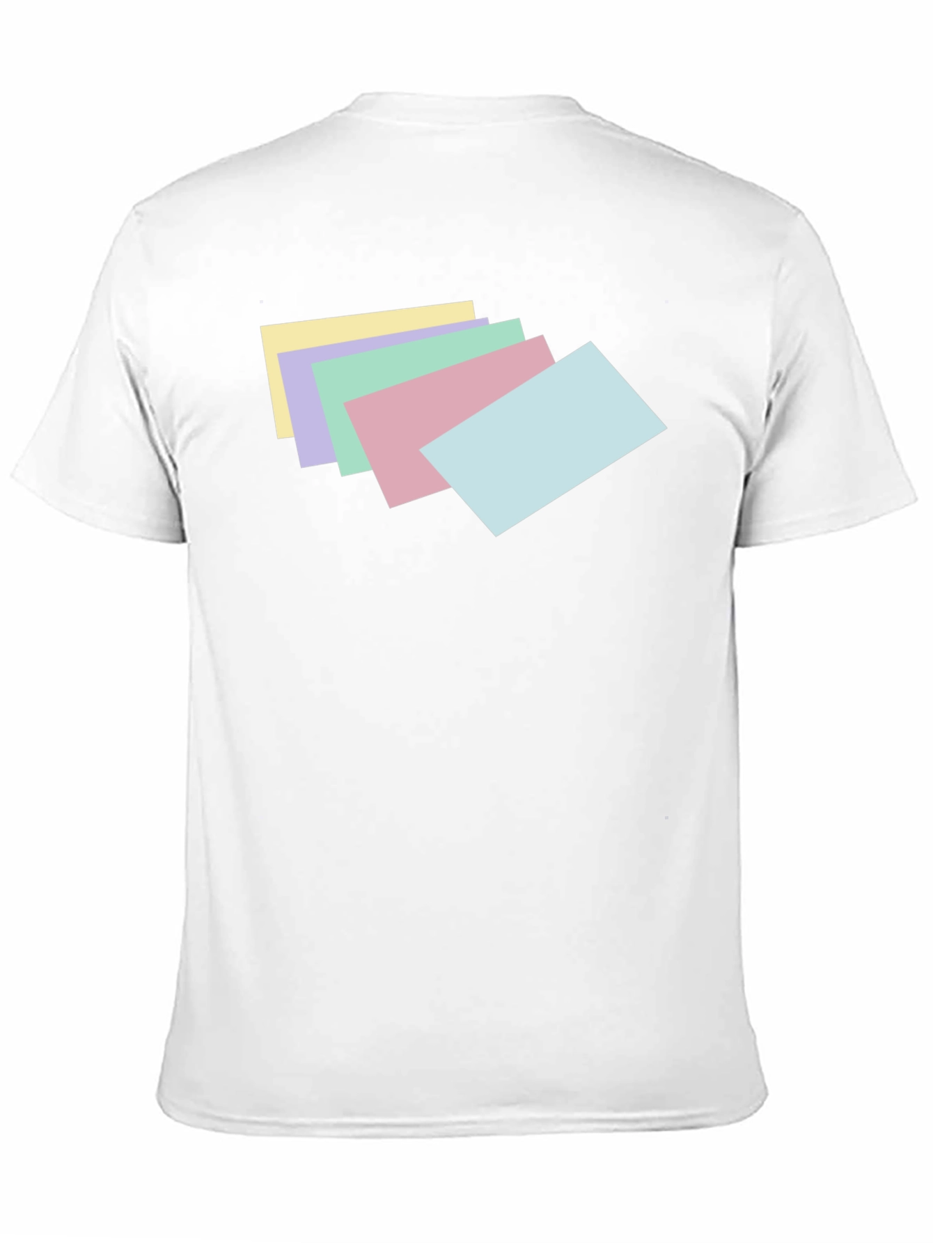 Pastel Stack Tee - Trendy Graphic T-Shirt