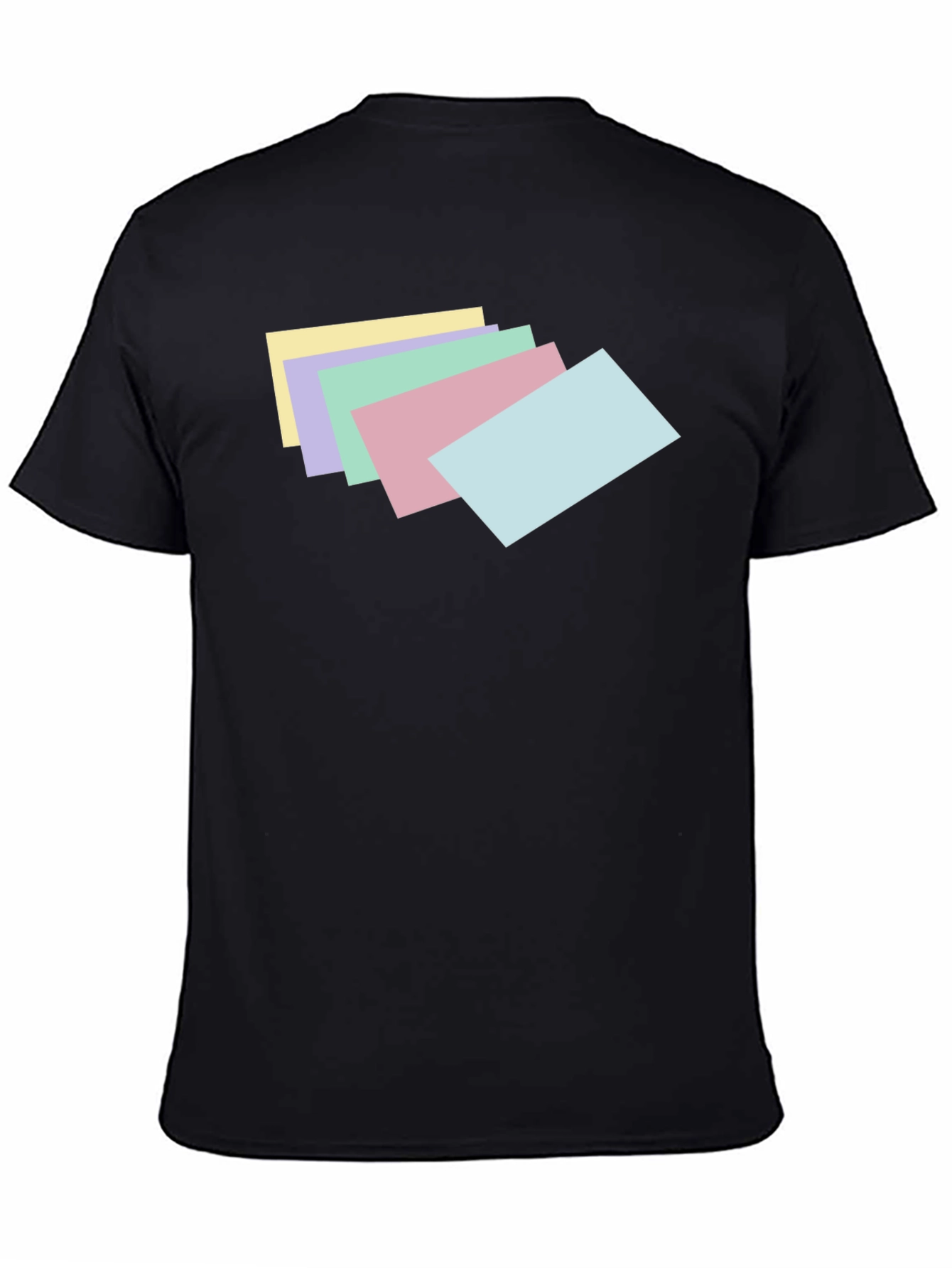 Pastel Stack Tee - Trendy Graphic T-Shirt