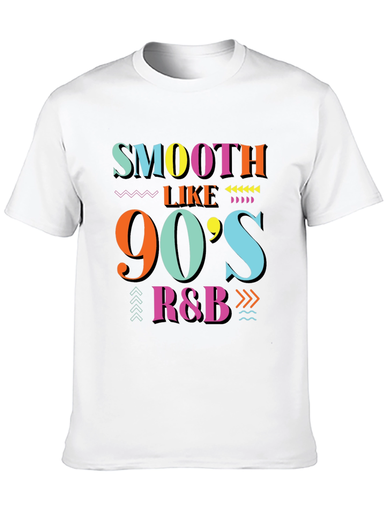 Smooth Like 90s R&B Black T-Shirt
