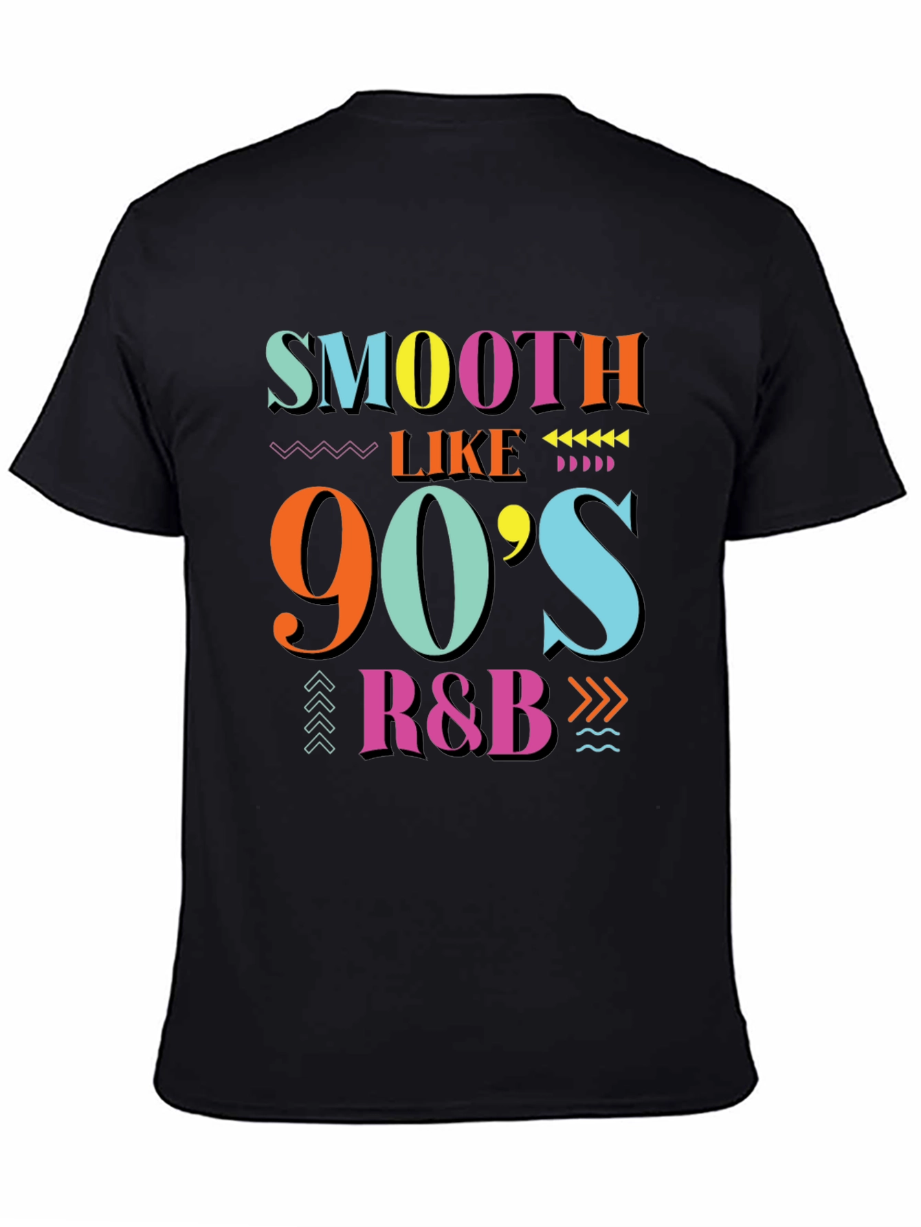 Smooth Like 90s R&B Black T-Shirt