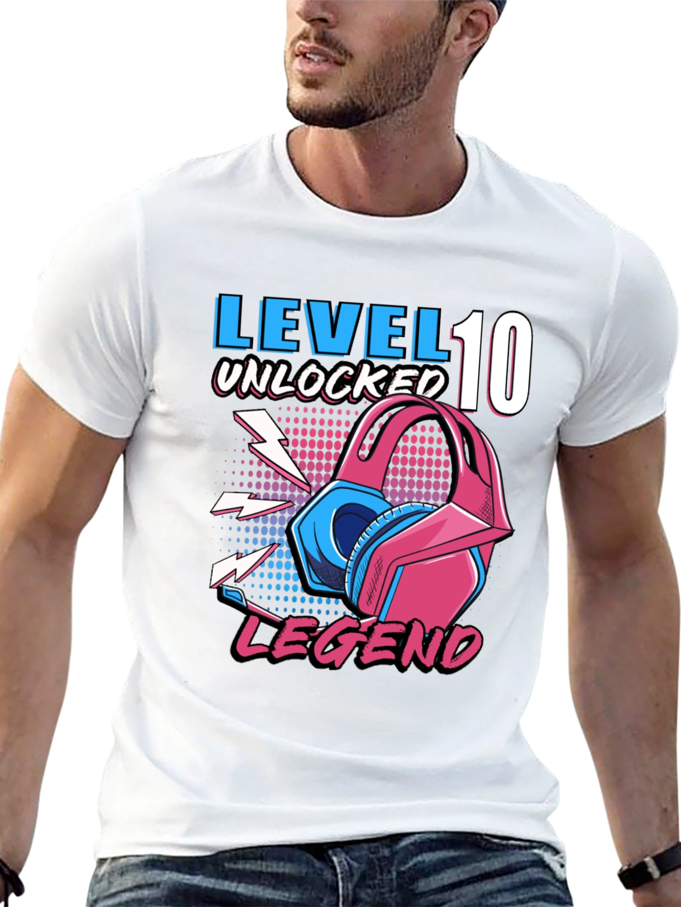 Level 10 Unlocked Legend Gamer T-Shirt