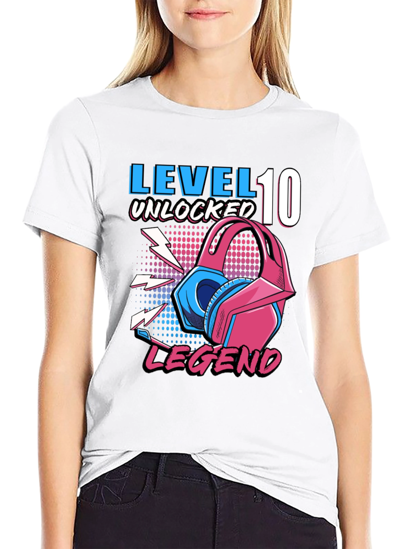 Level 10 Unlocked Legend Gamer T-Shirt