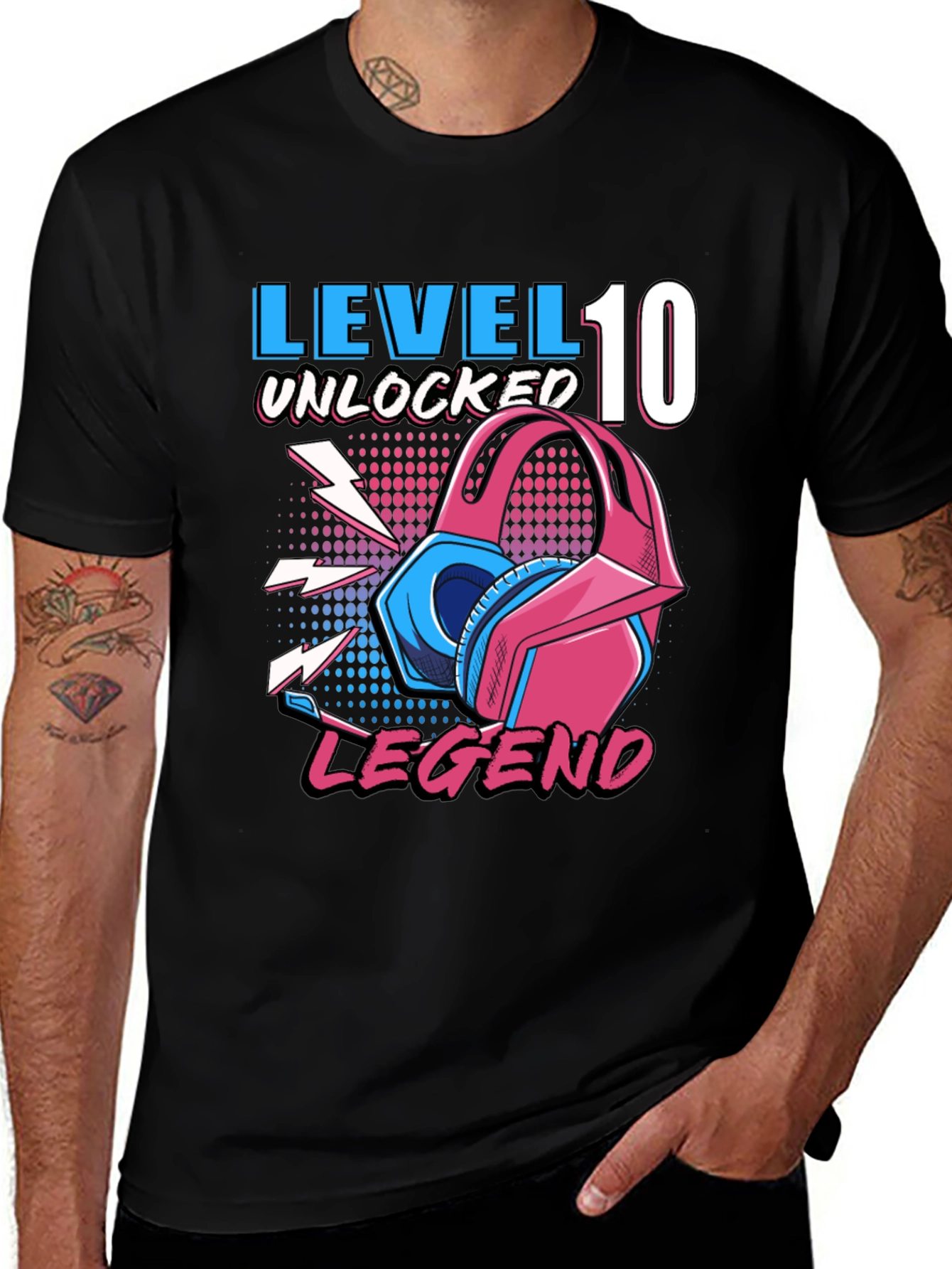 Level 10 Unlocked Legend Gamer T-Shirt
