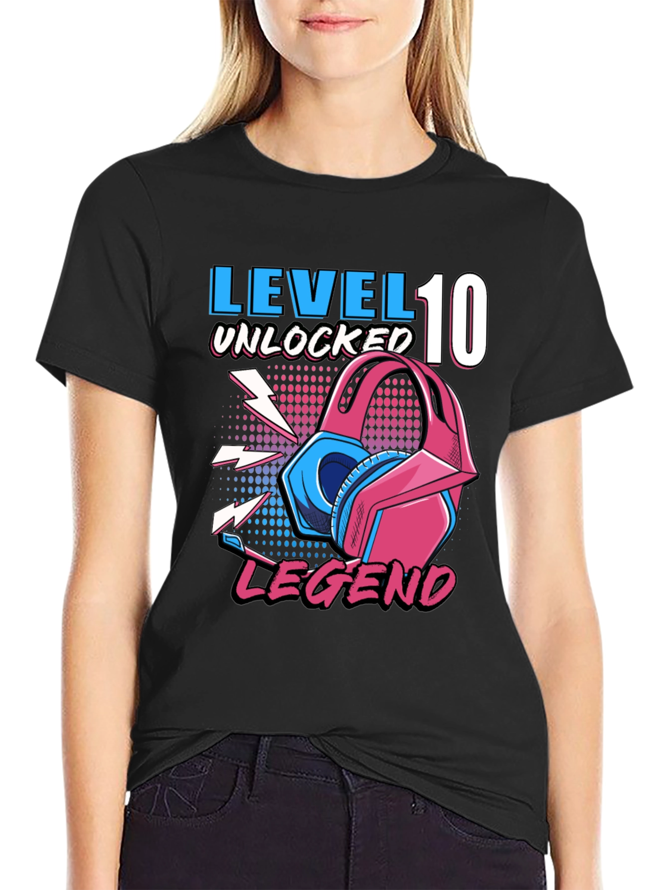 Level 10 Unlocked Legend Gamer T-Shirt