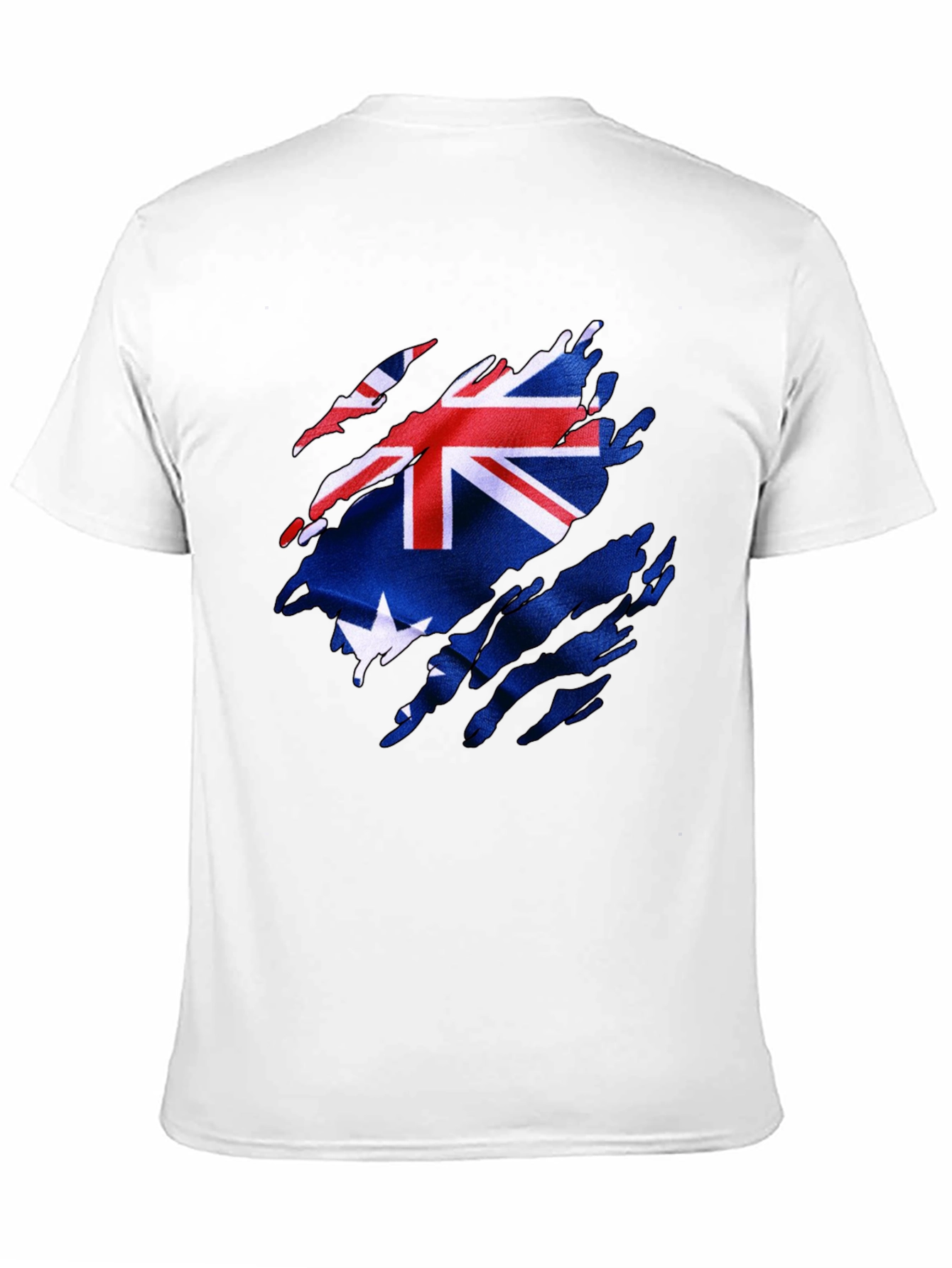 Distressed Australian Flag Graphic Tee