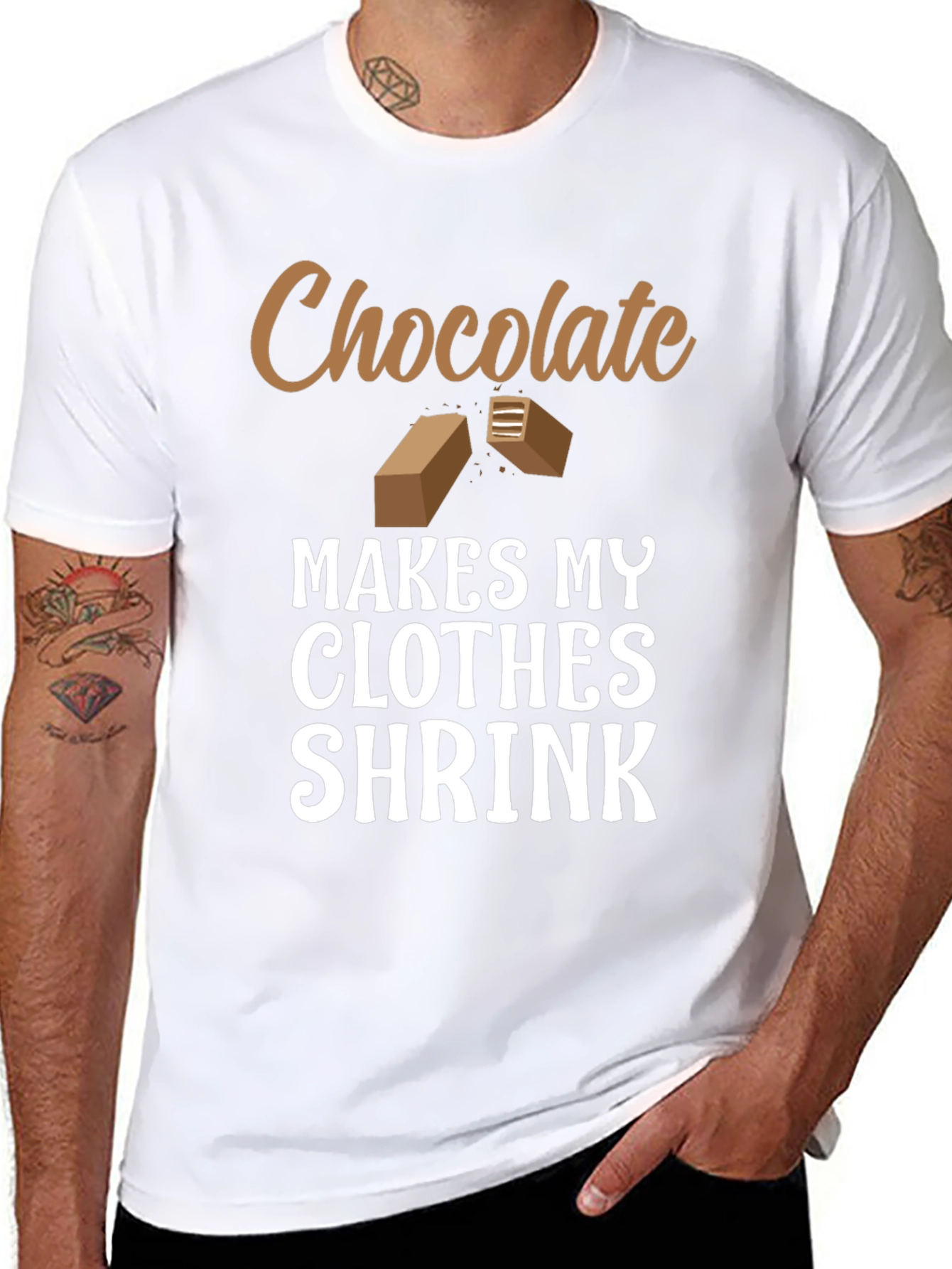Chocolate Makes My Clothes Shrink T-Shirt