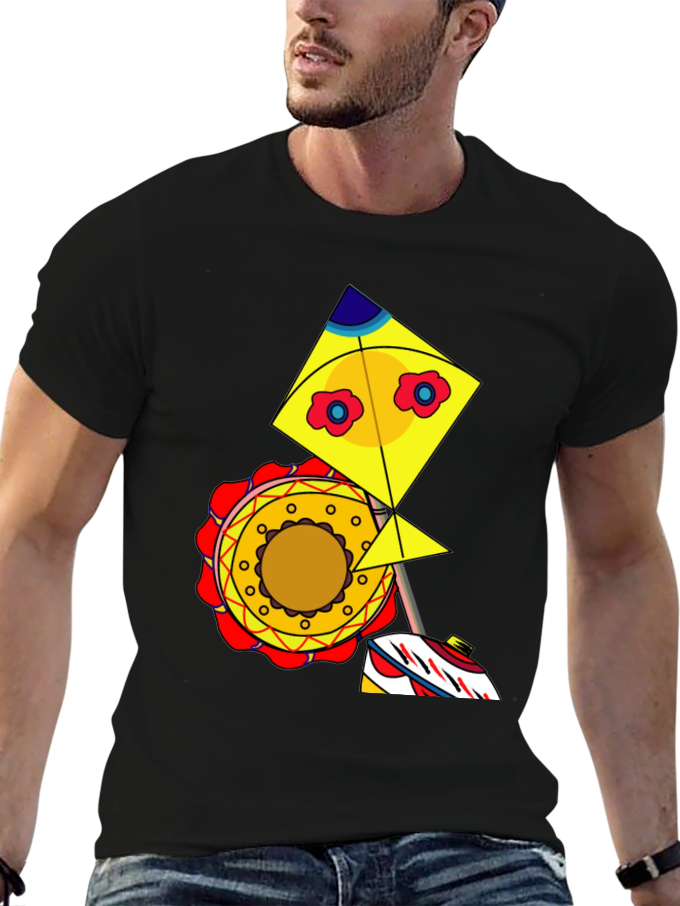 Kite Graphic Tee - Whimsical Design Casual Style