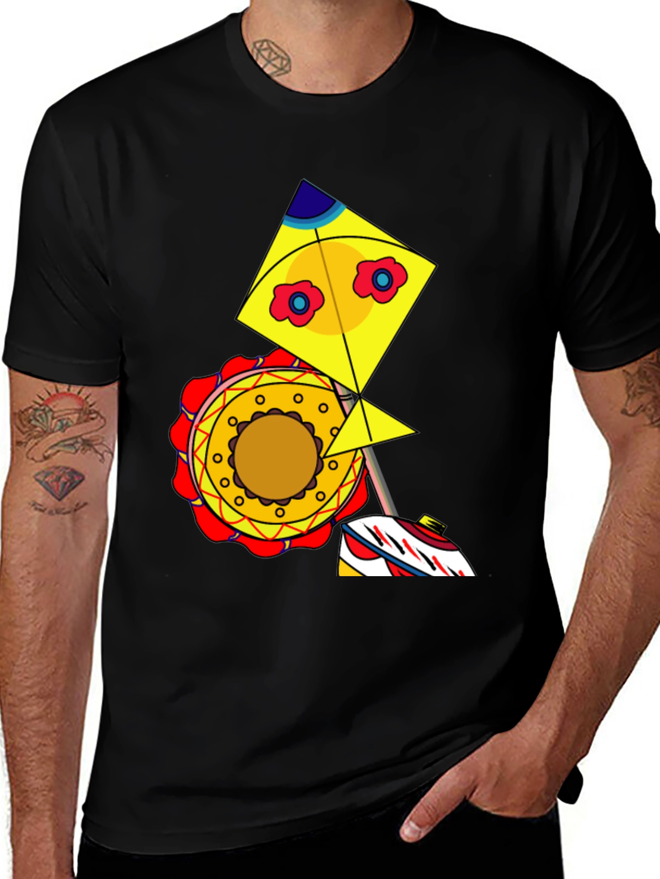 Kite Graphic Tee - Whimsical Design Casual Style