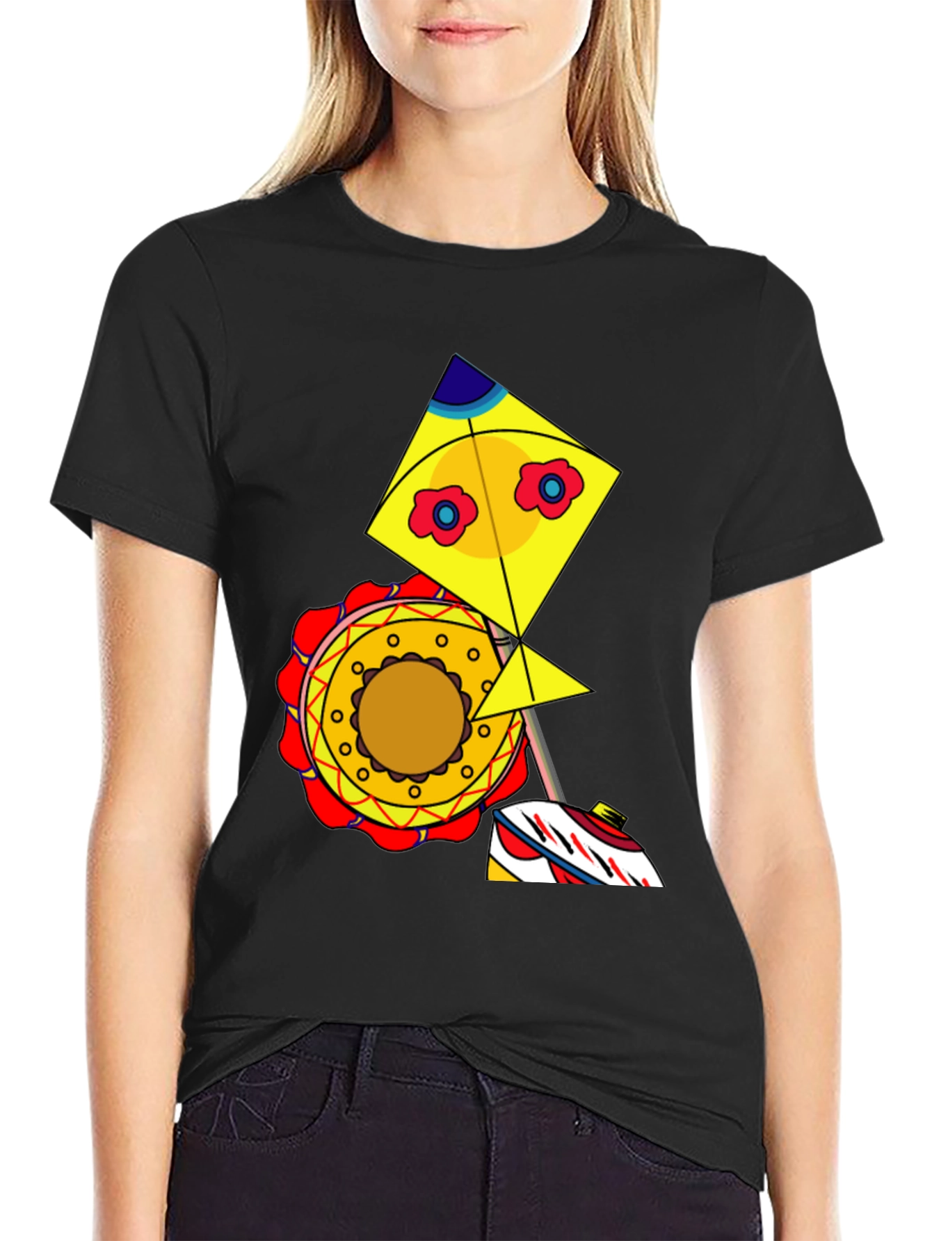 Kite Graphic Tee - Whimsical Design Casual Style