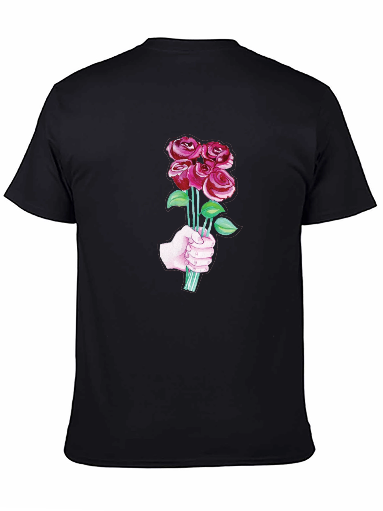 Roses Bouquet T-Shirt - Stylish Graphic Tee