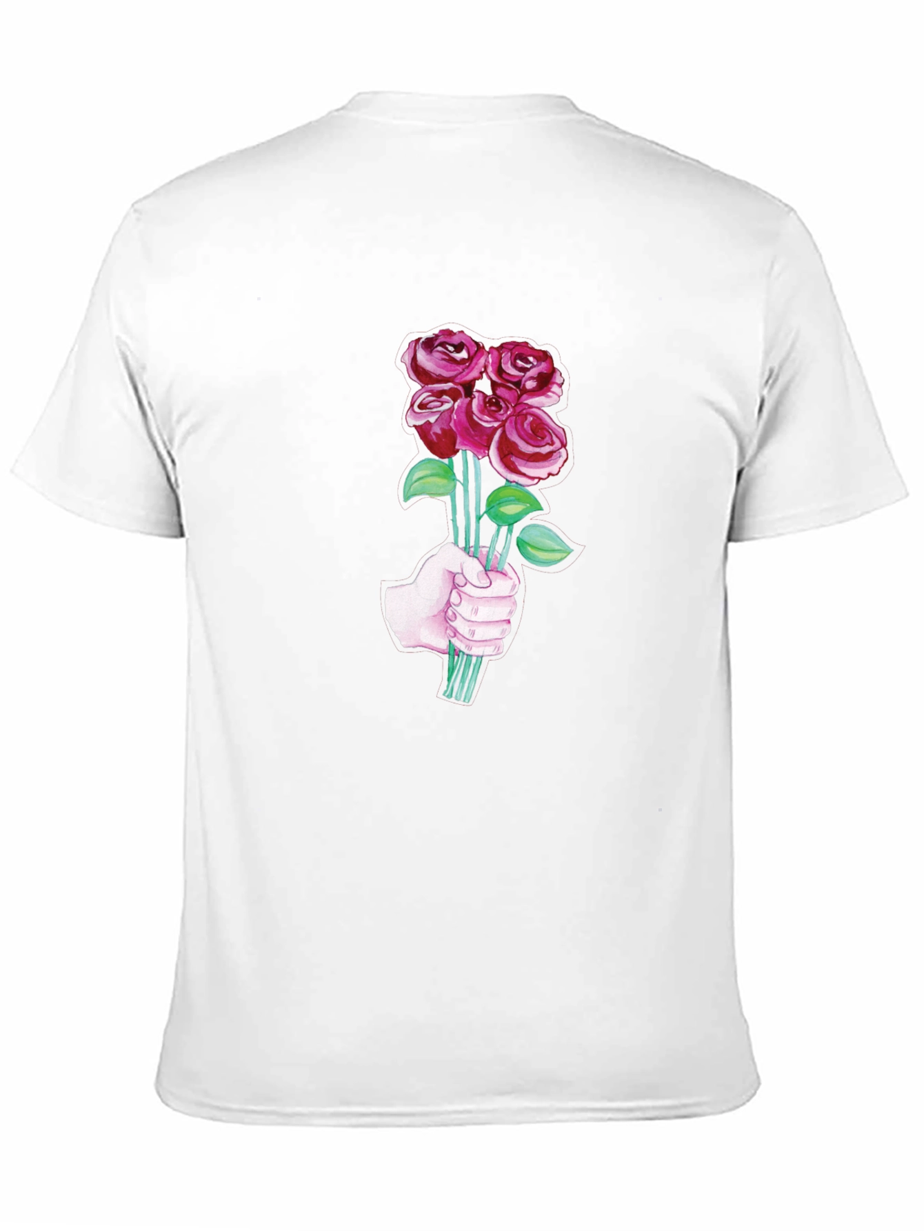Roses Bouquet T-Shirt - Stylish Graphic Tee