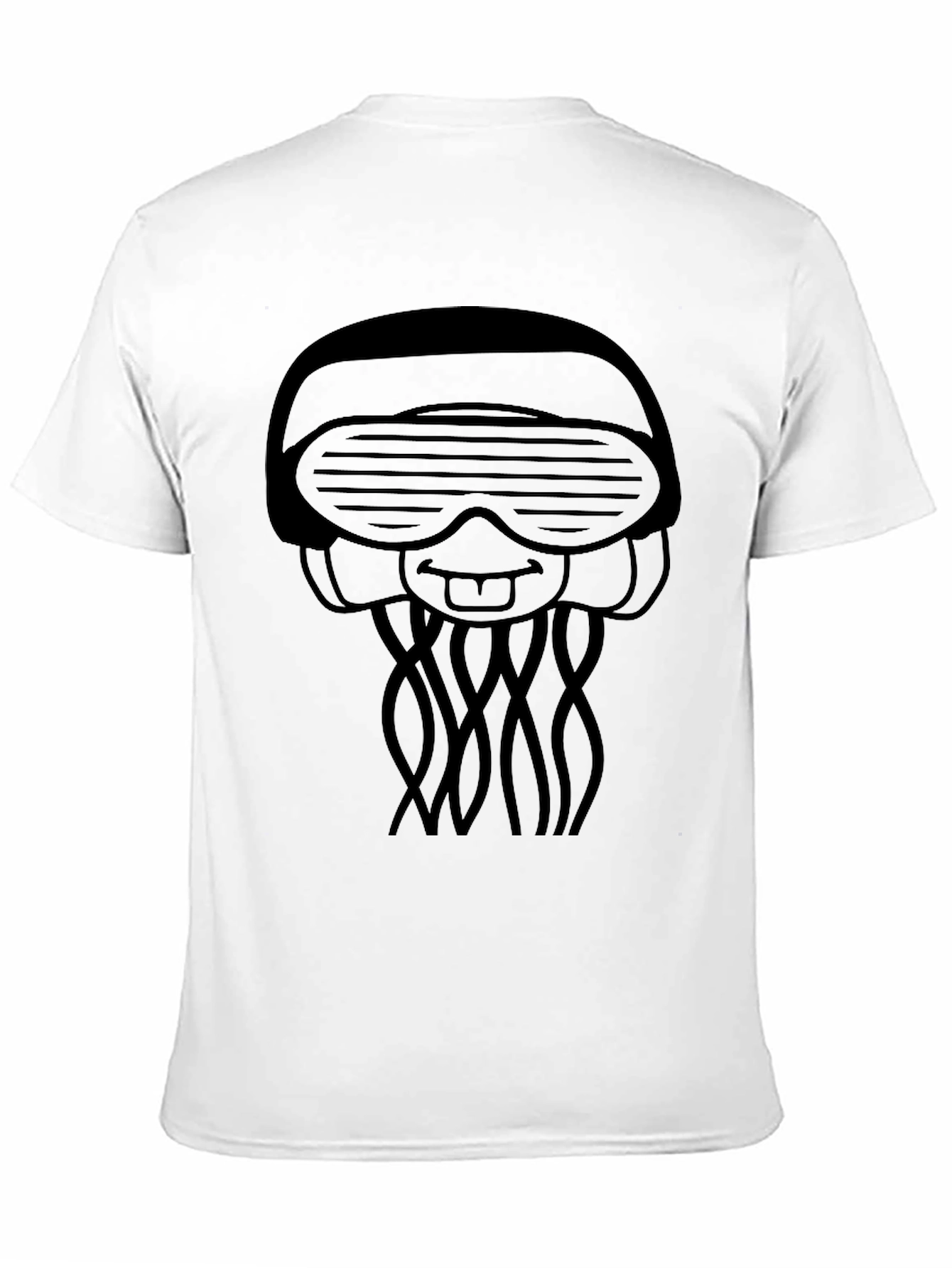 Cool Jellyfish Graphic Tee - Black