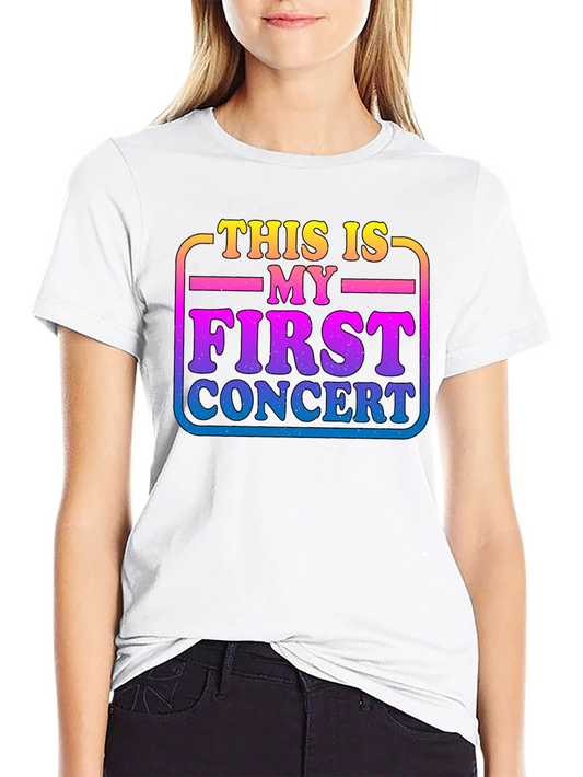 My First Concert Graphic Tee - Fun Music Lover T-Shirt