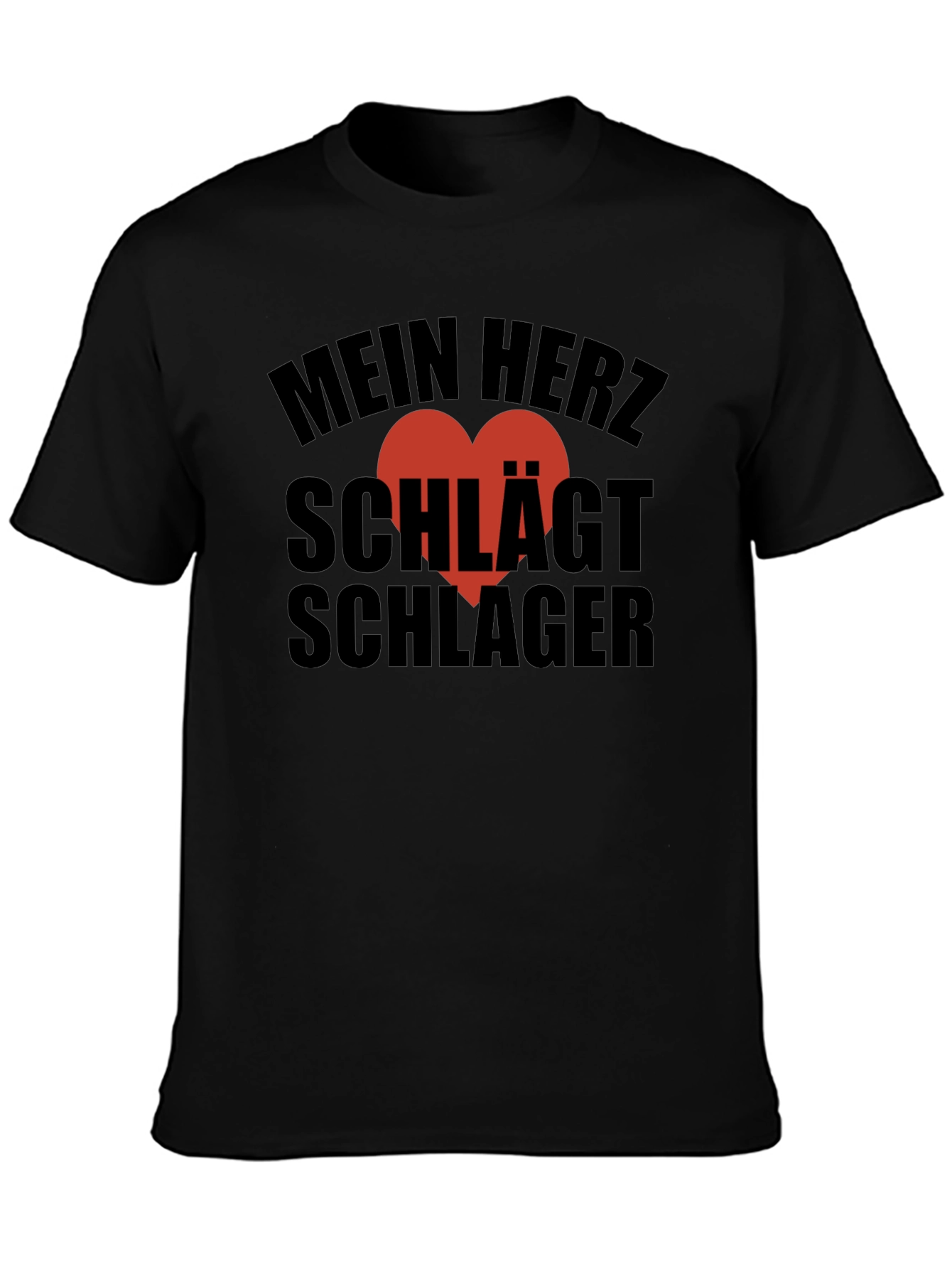 Mein Herz Schlager Graphic T-Shirt