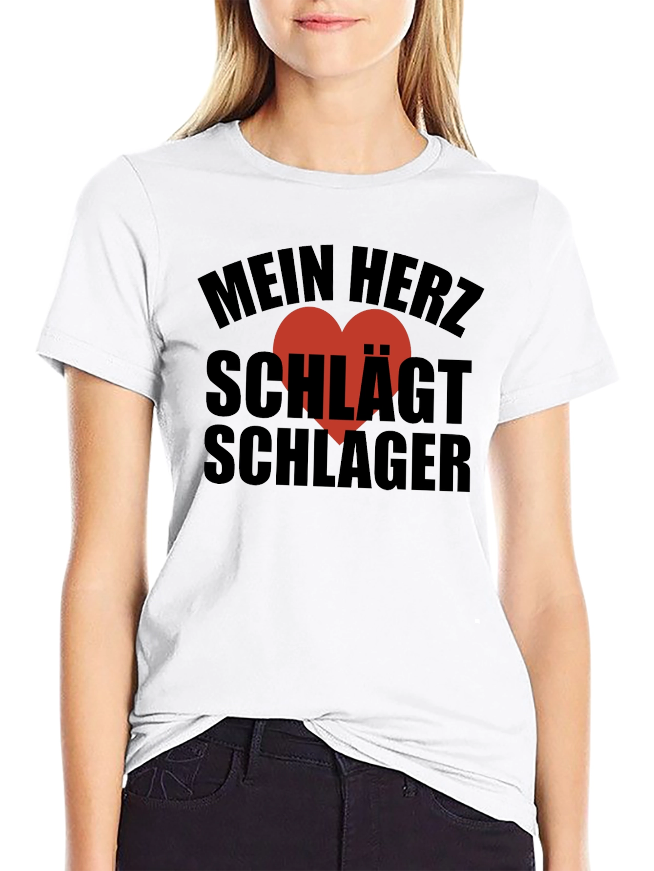 Mein Herz Schlager Graphic T-Shirt