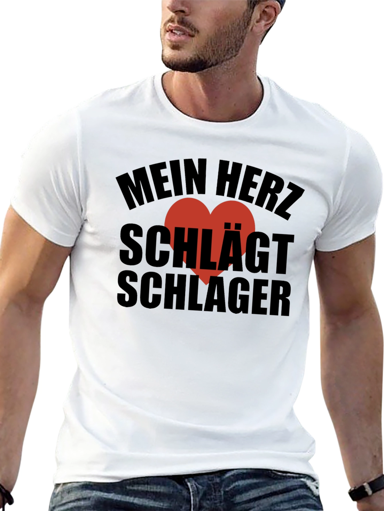 Mein Herz Schlager Graphic T-Shirt