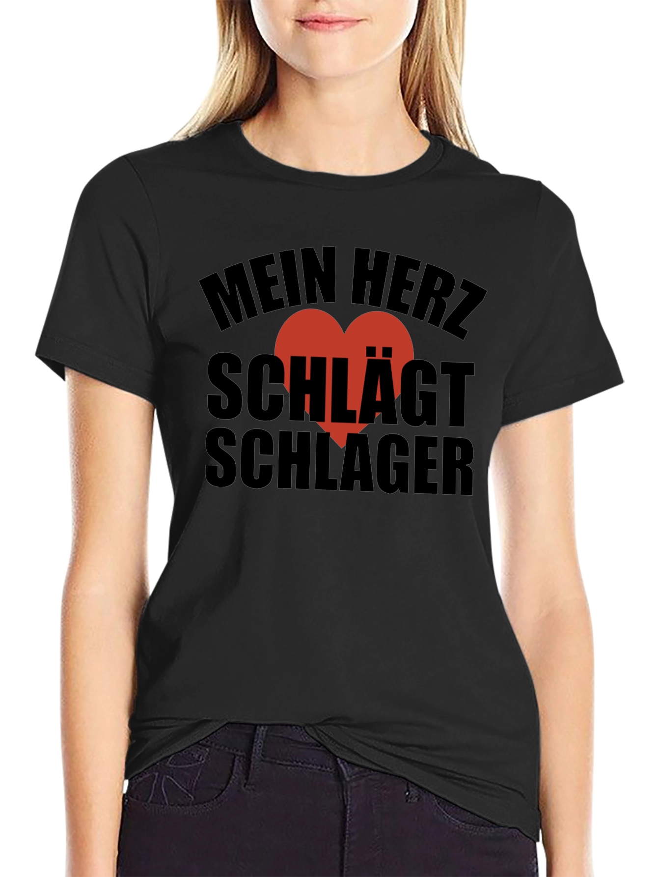 Mein Herz Schlager Graphic T-Shirt