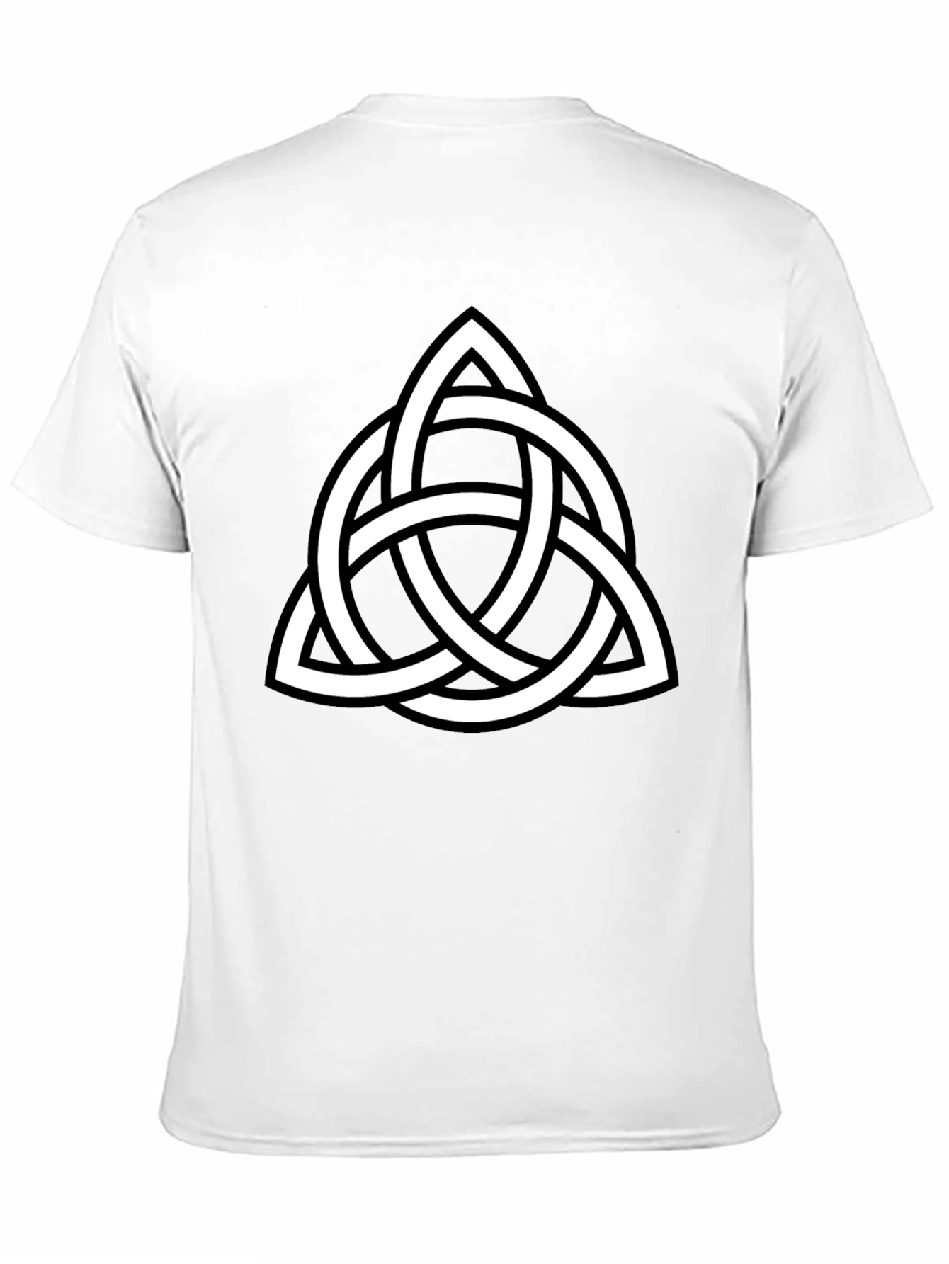 Celtic Knot Graphic Tee - Black Cotton Comfort