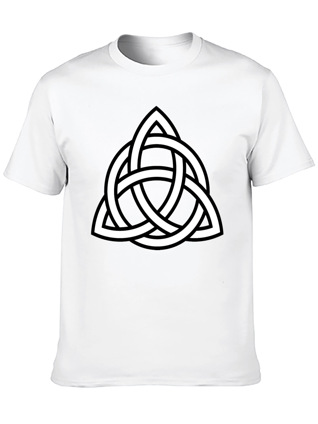 Celtic Knot Graphic Tee - Black Cotton Comfort