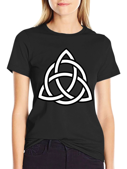 Celtic Knot Graphic Tee - Black Cotton Comfort