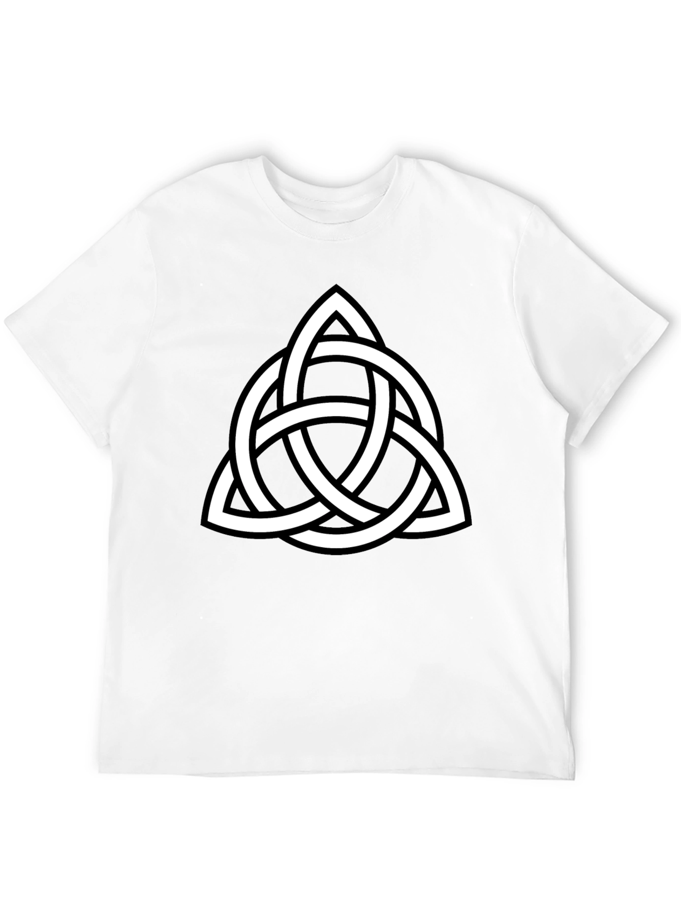 Celtic Knot Graphic Tee - Black Cotton Comfort