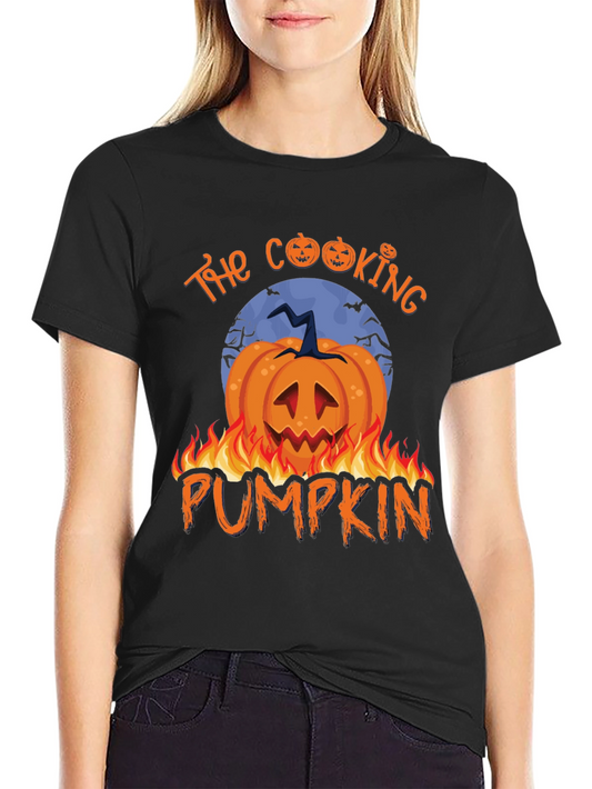 The Cooking Pumpkin Halloween Graphic Tee